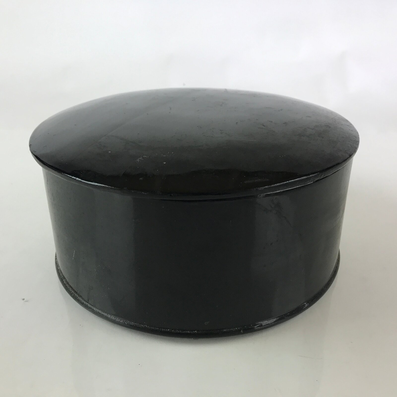 Japanese Wooden Lacquerware Lidded Rice Container Ohitsu Vtg Urushi UR948