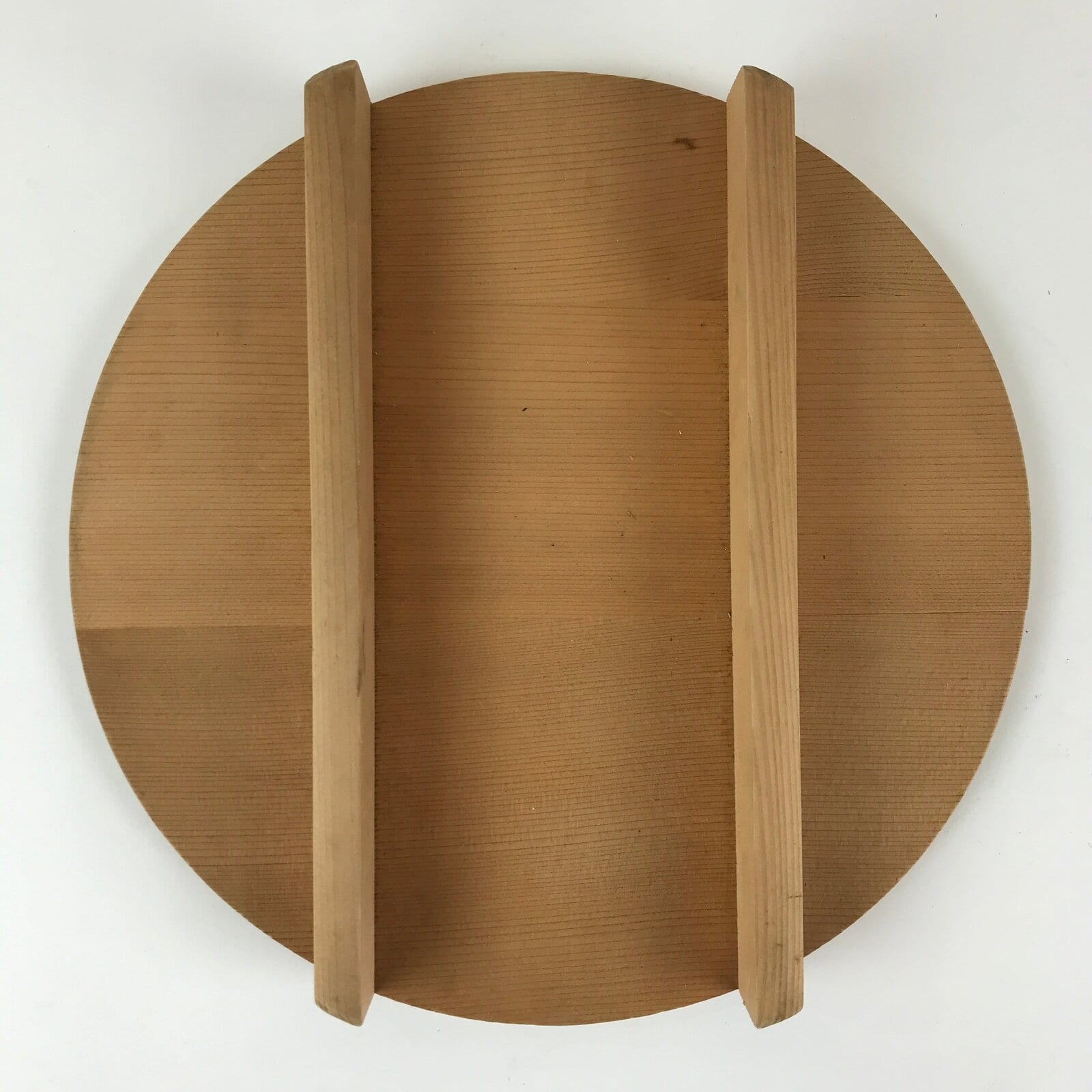 Japanese Wooden Lidded Bucket Ohitsu Vtg Handmade Rice Sushi Oke JK433