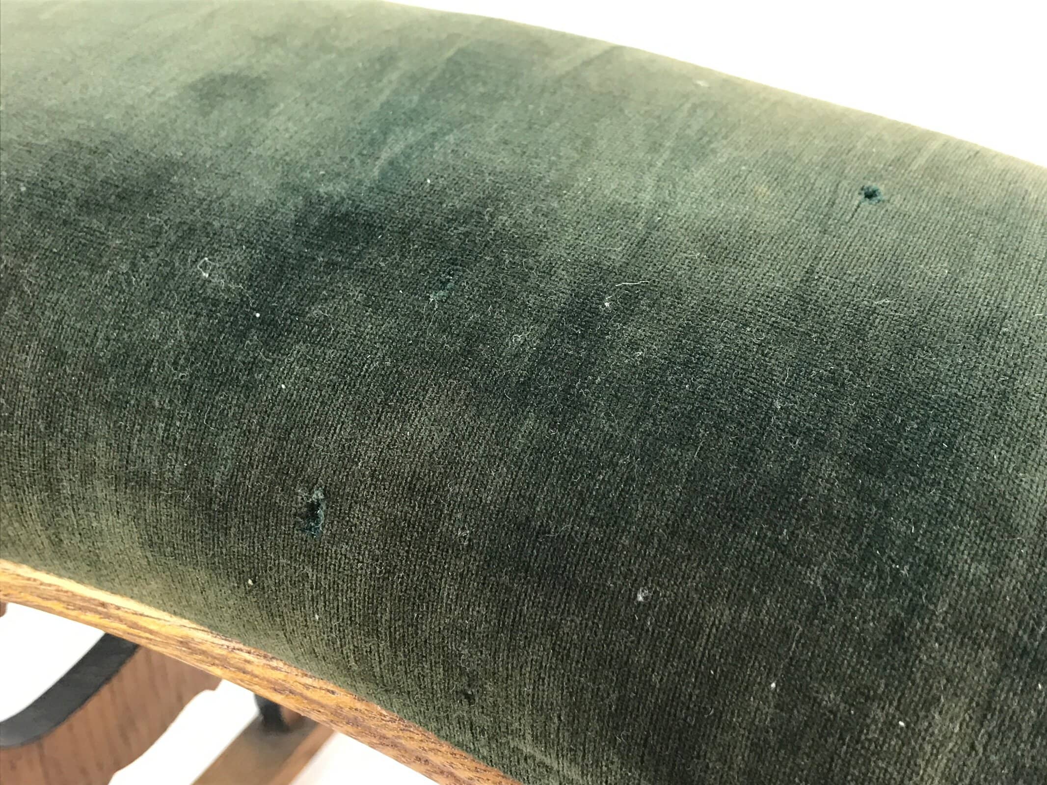 Japanese Wooden Low Chair Tatami Stool Vtg Ozashiki Washitsu Isu Green JK512