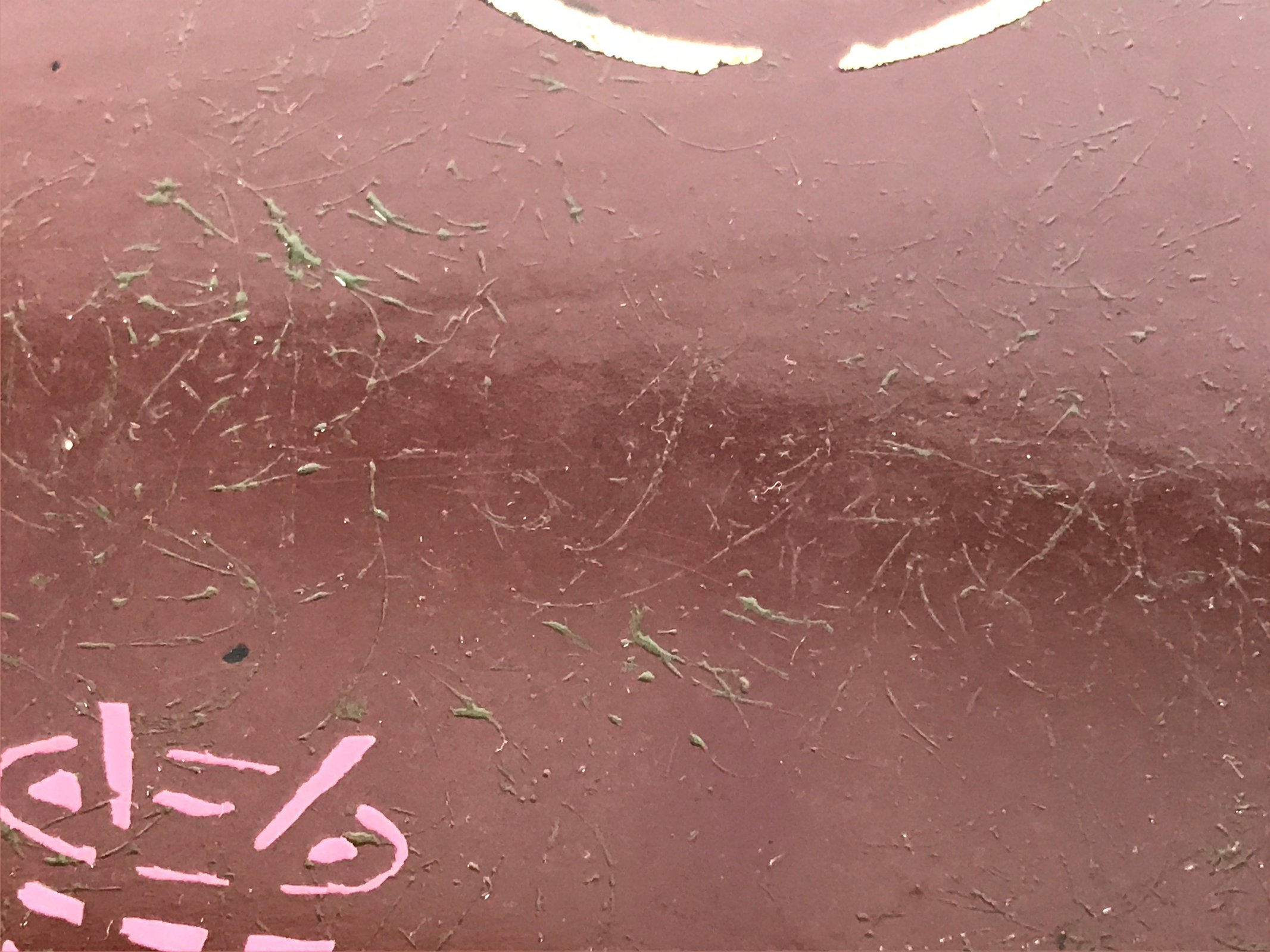 Japanese Wooden Serving Tray Obon Vtg Brown Round Kanji Gold Silver Box LWB166