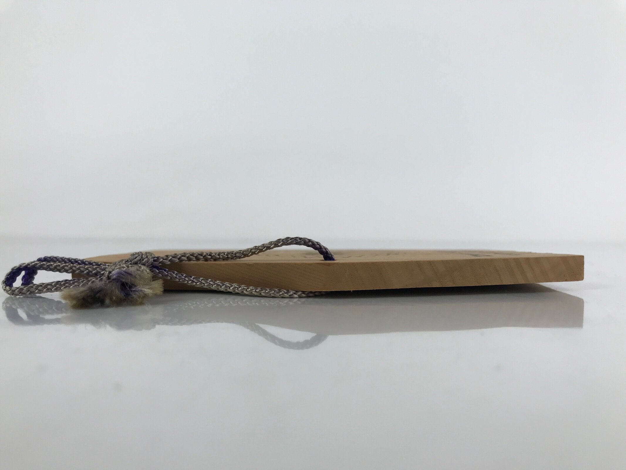 Japanese Wooden Shrine Plaque Ema Vtg Chikurinji Temple Hanging Wish EM57