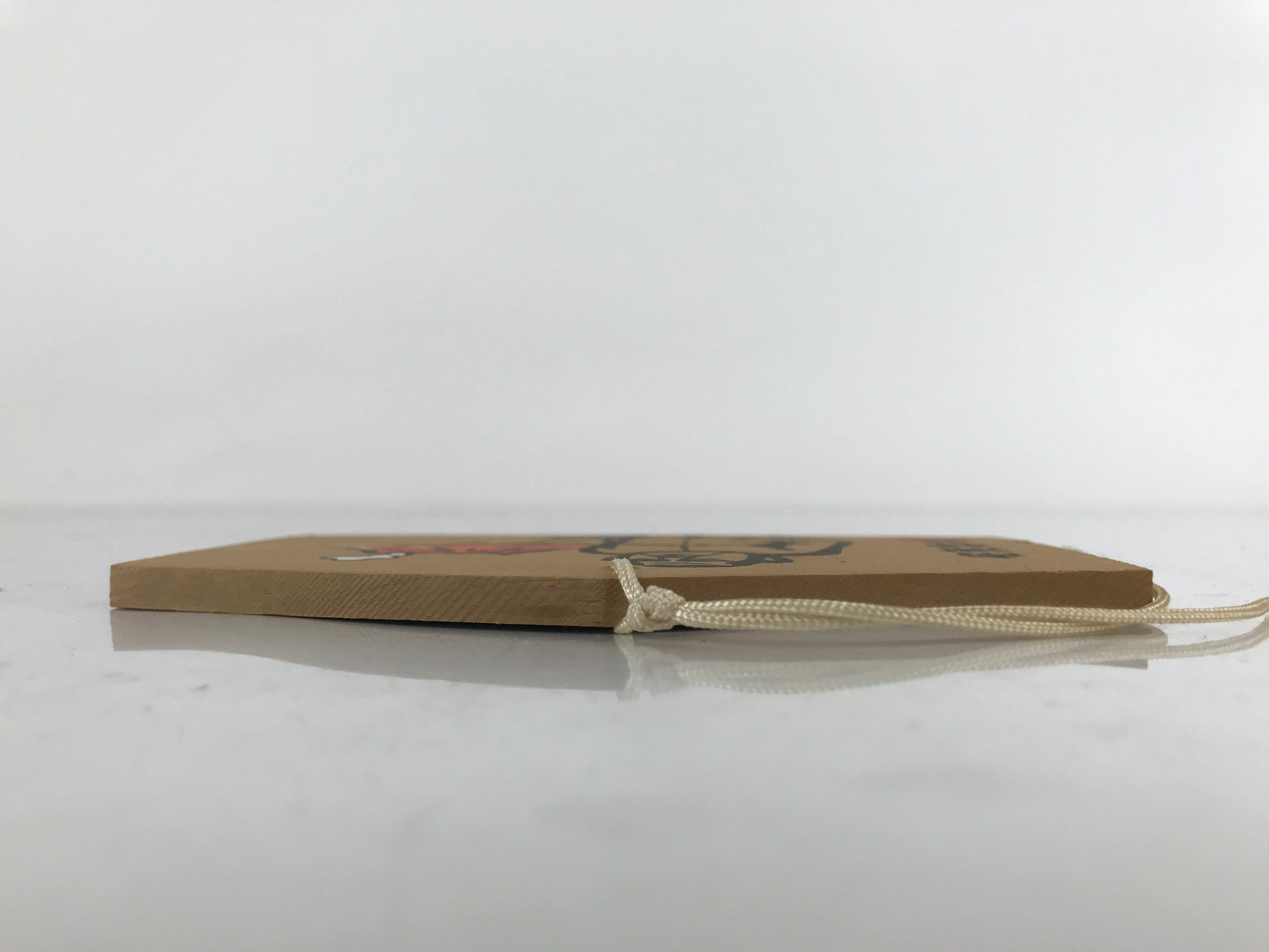 Japanese Wooden Shrine Plaque Ema Vtg Saigo Takamori Nanshu Shrine EM74