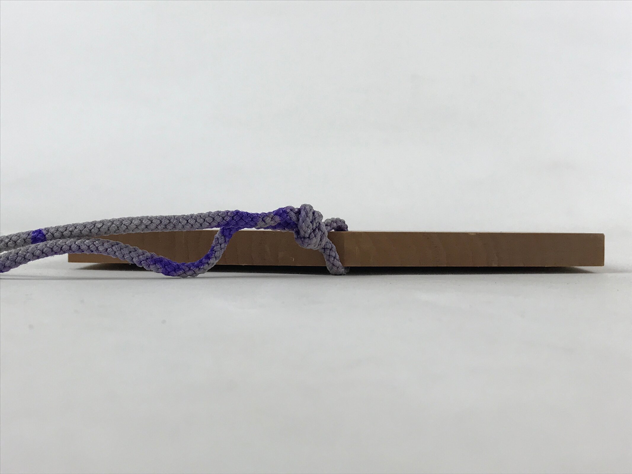 Japanese Wooden Shrine Plaque Ema Vtg Shinto Hanging Wish Zodiac Tiger EM17