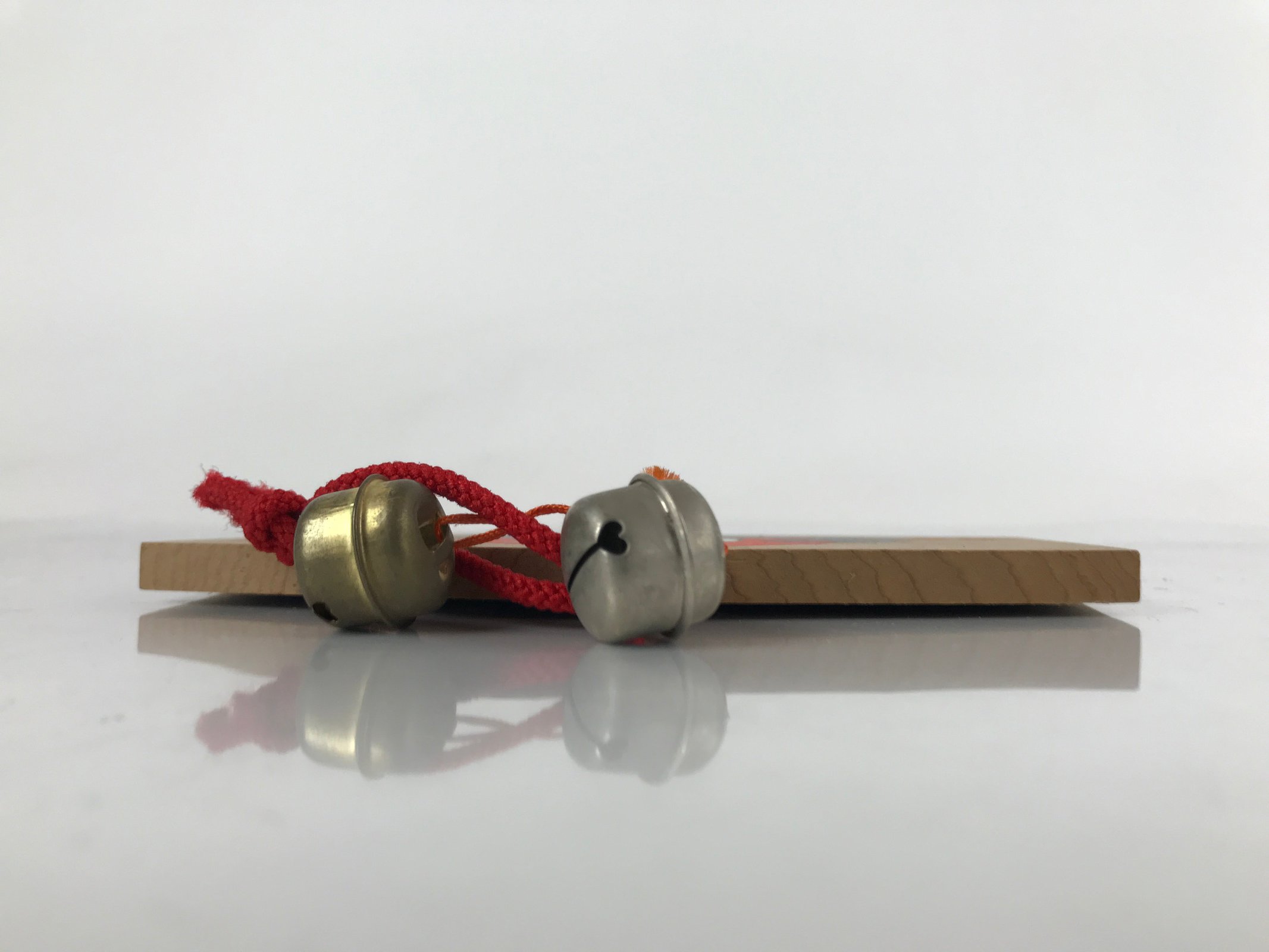 Japanese Wooden Shrine Plaque Ema Vtg Zodiac Rabbit Sun Wave Bells EM85