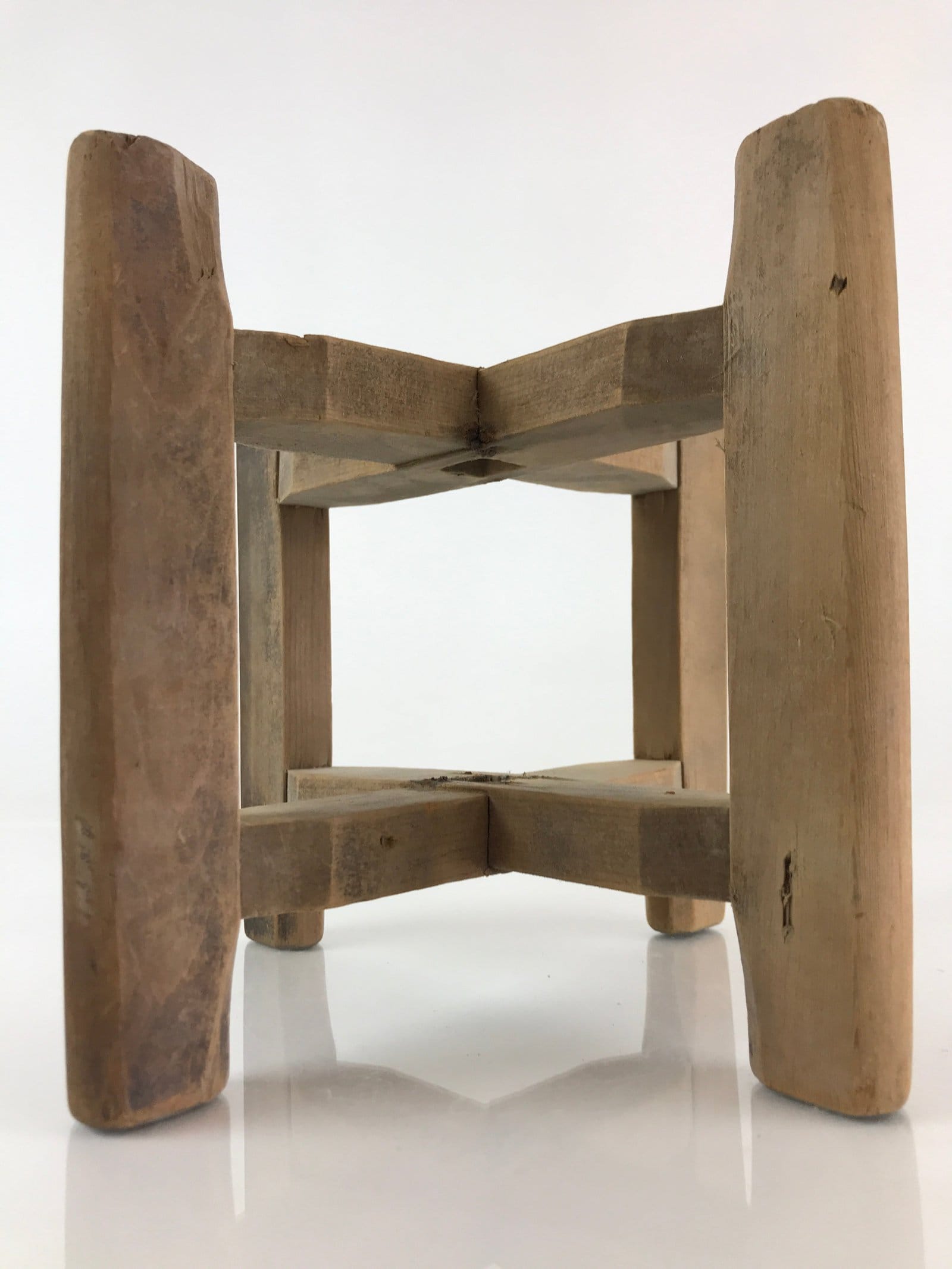 Japanese Wooden Spool Itomaki Vtg Thread Winding Frame Spinning Wheel JK415