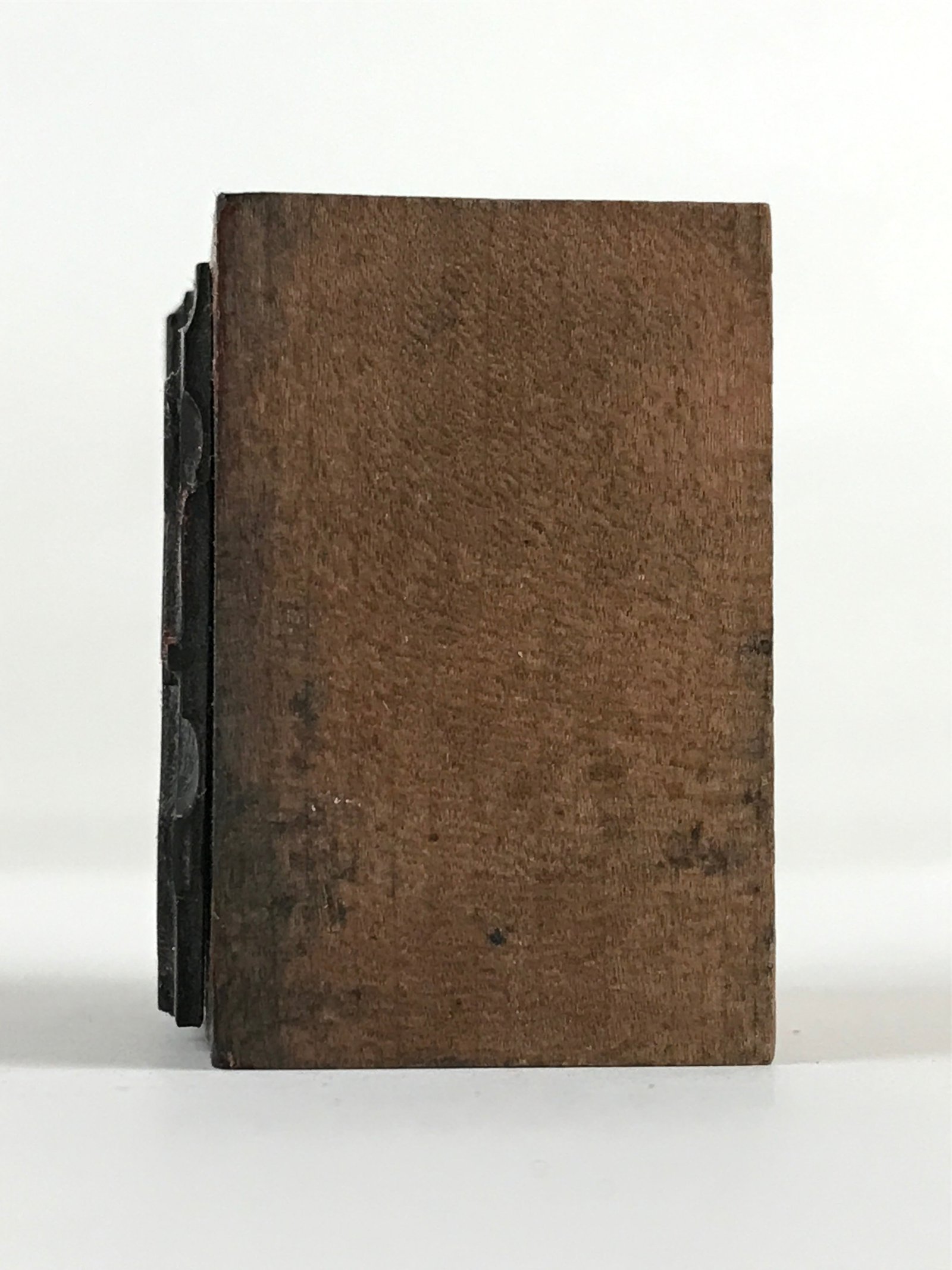 Japanese Wooden Stamp Hanko Inkan Kanji Vtg Metal Seal Merry X'mas Bell HS110