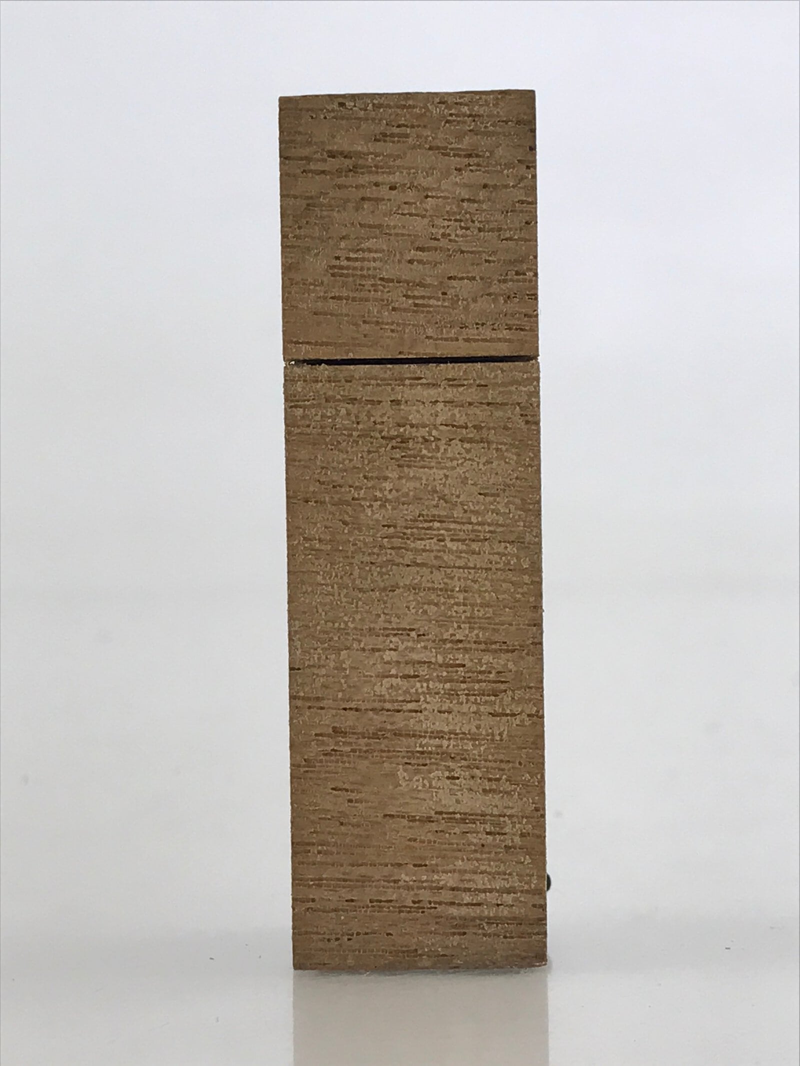 Japanese Wooden Stamp Hanko Inkan Vtg Metal Illustration Print Brown HS179