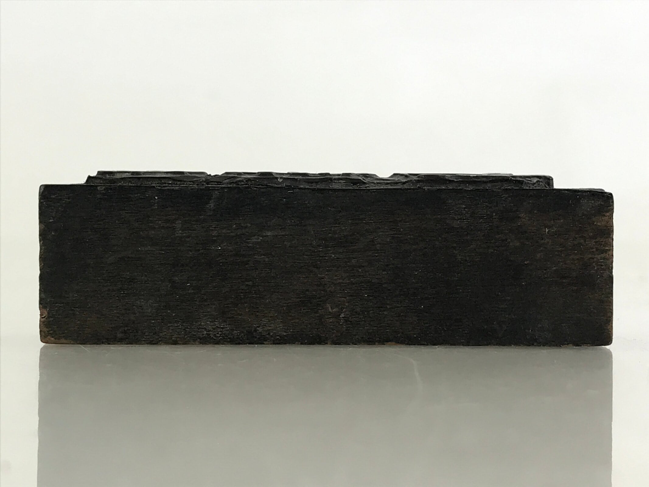 Japanese Wooden Stamp Hanko Inkan Vtg Metal Kanji Design New Year HS168