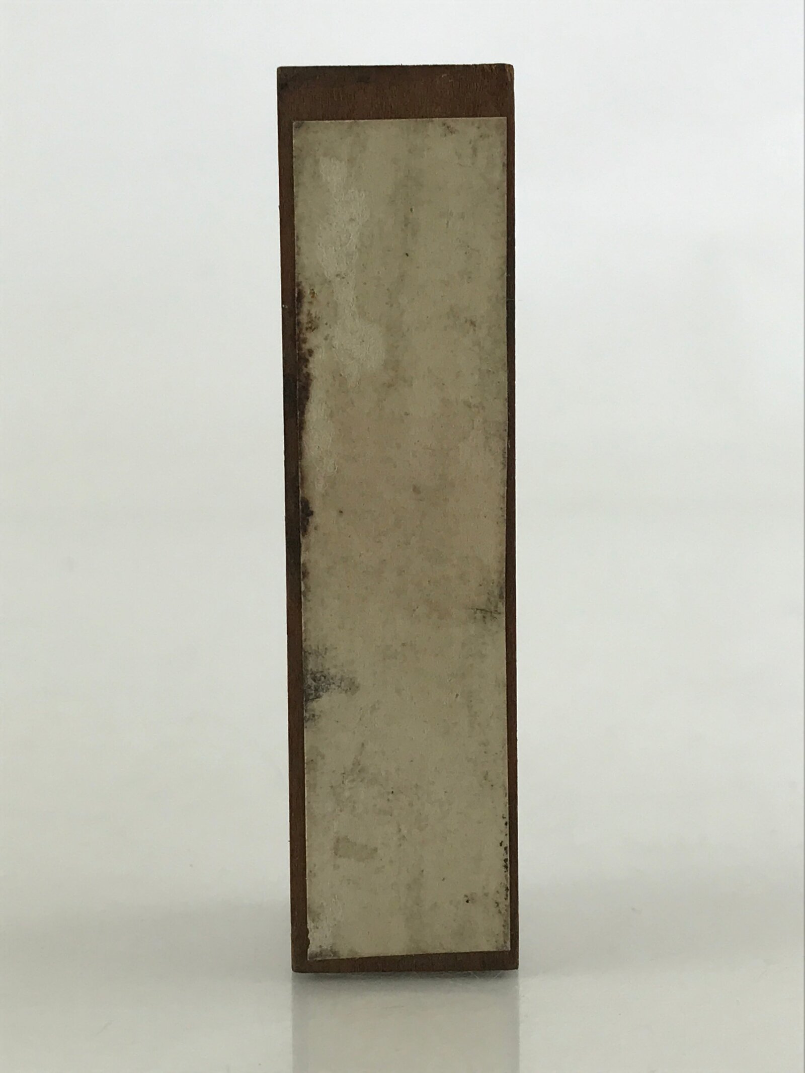 Japanese Wooden Stamp Hanko Inkan Vtg Metal Kanji Design Otefuki HS169