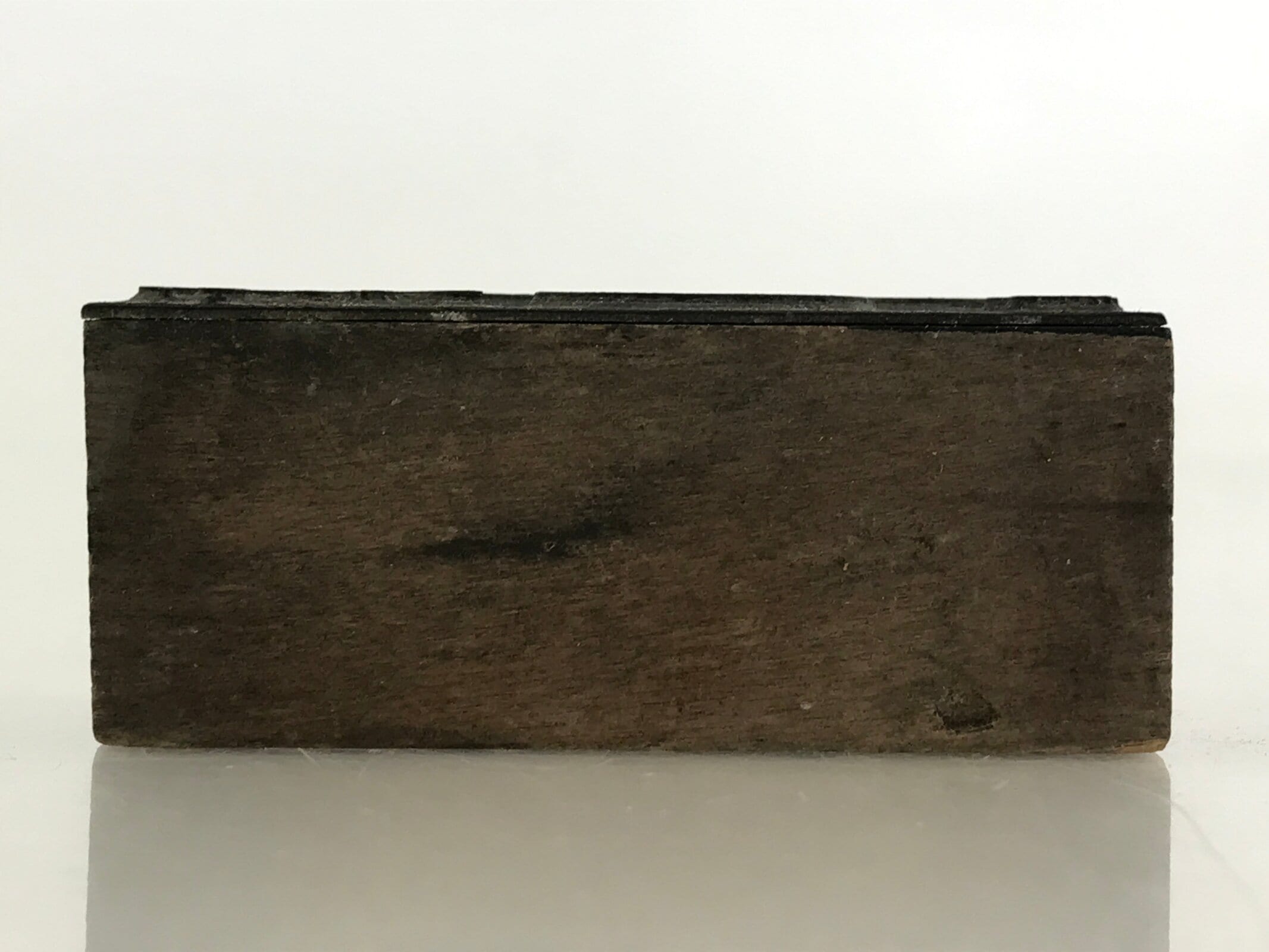 Japanese Wooden Stamp Hanko Inkan Vtg Metal Machine Design Manual HS166