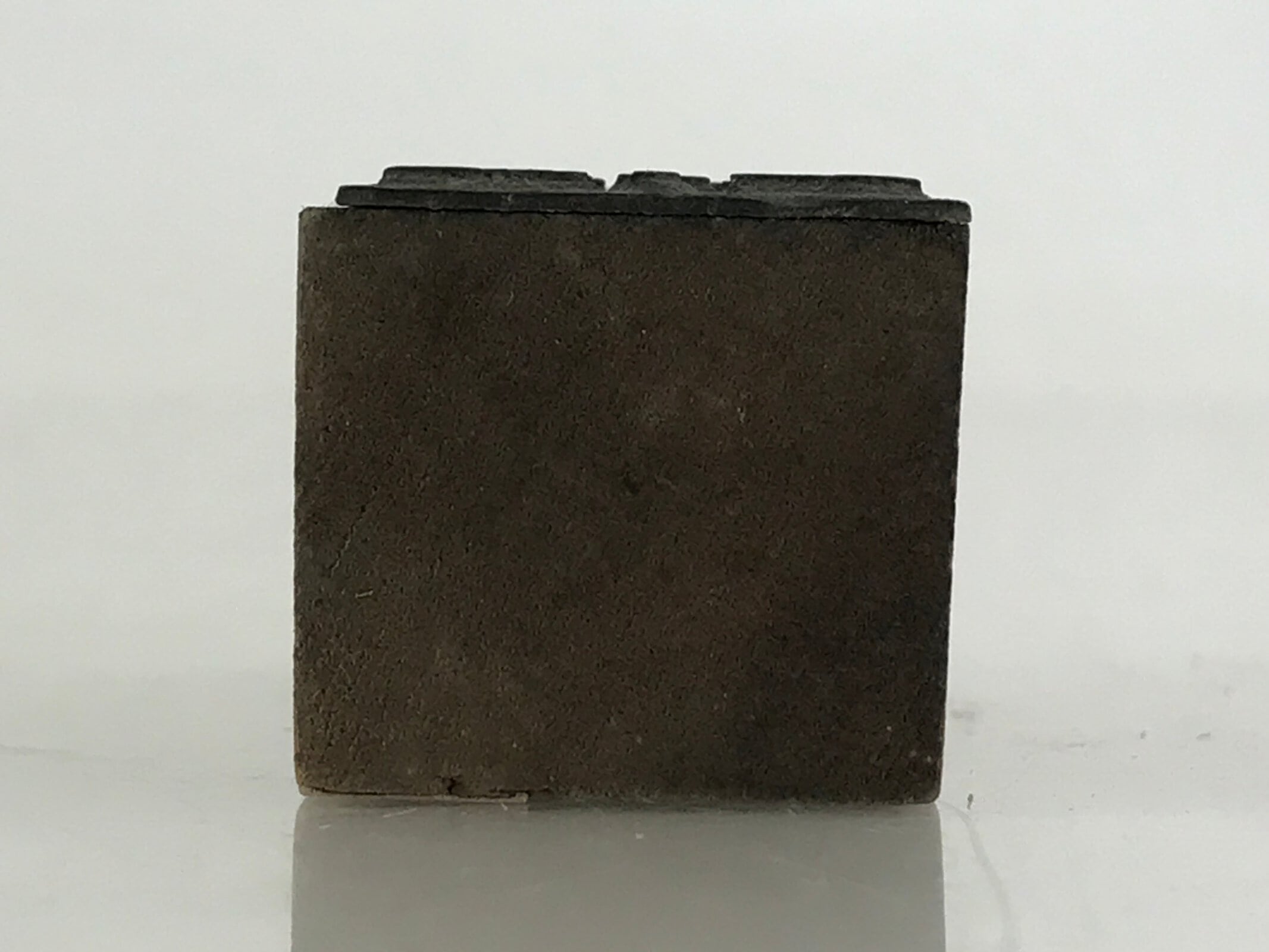 Japanese Wooden Stamp Hanko Inkan Vtg Metal Machine Design Manual HS166