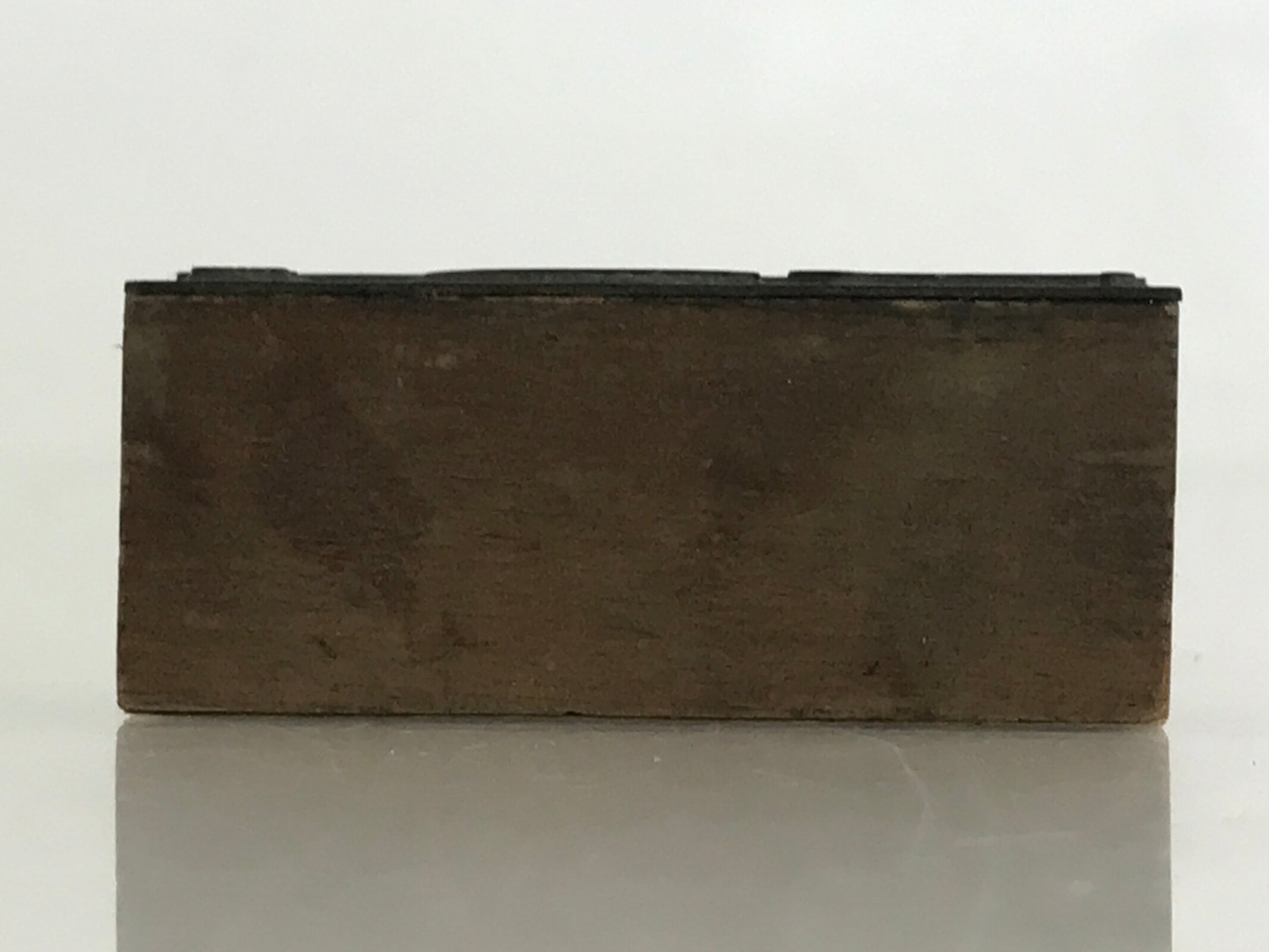 Japanese Wooden Stamp Hanko Inkan Vtg Metal Machine Design Manual HS166