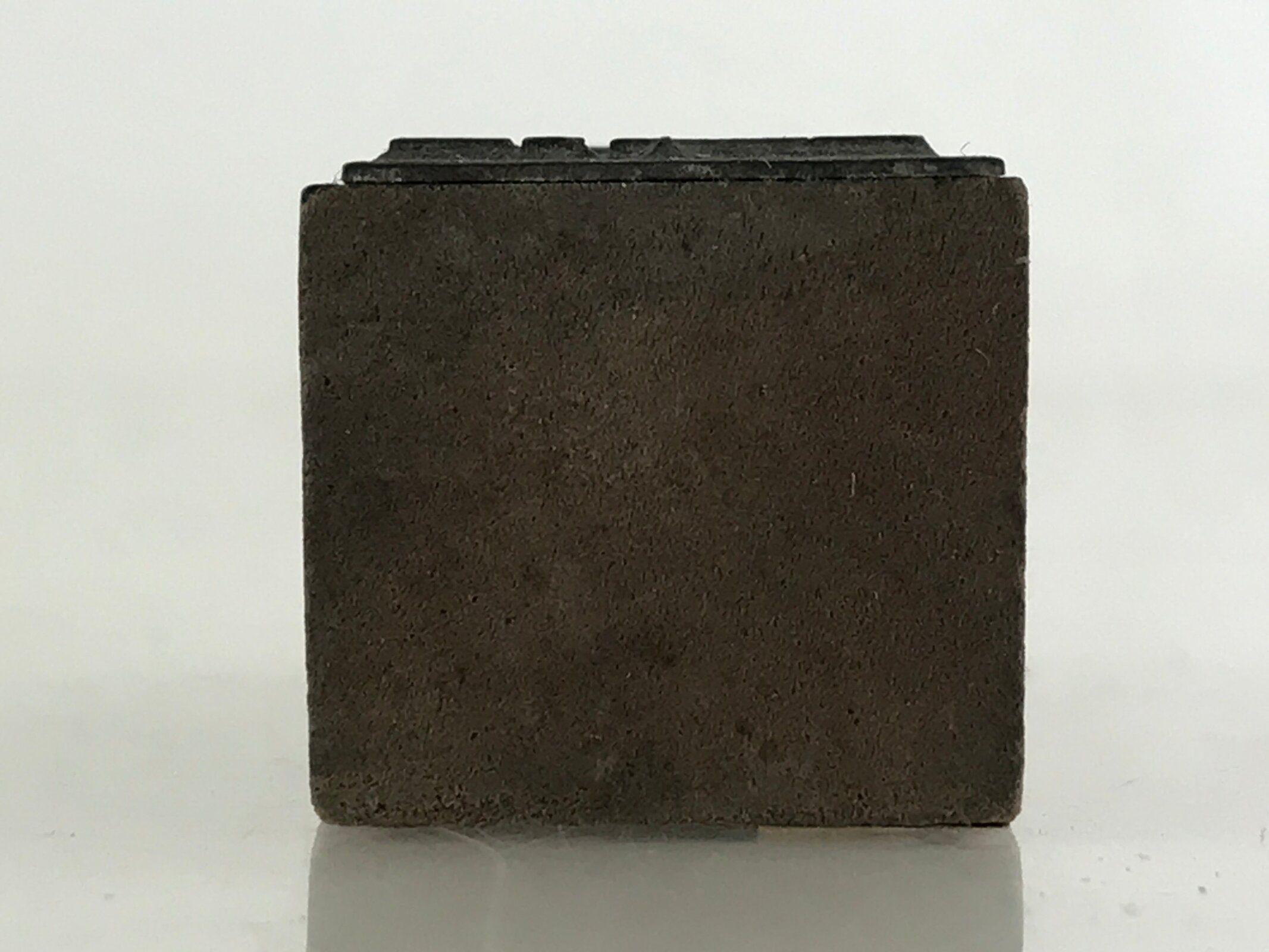 Japanese Wooden Stamp Hanko Inkan Vtg Metal Machine Design Manual HS166