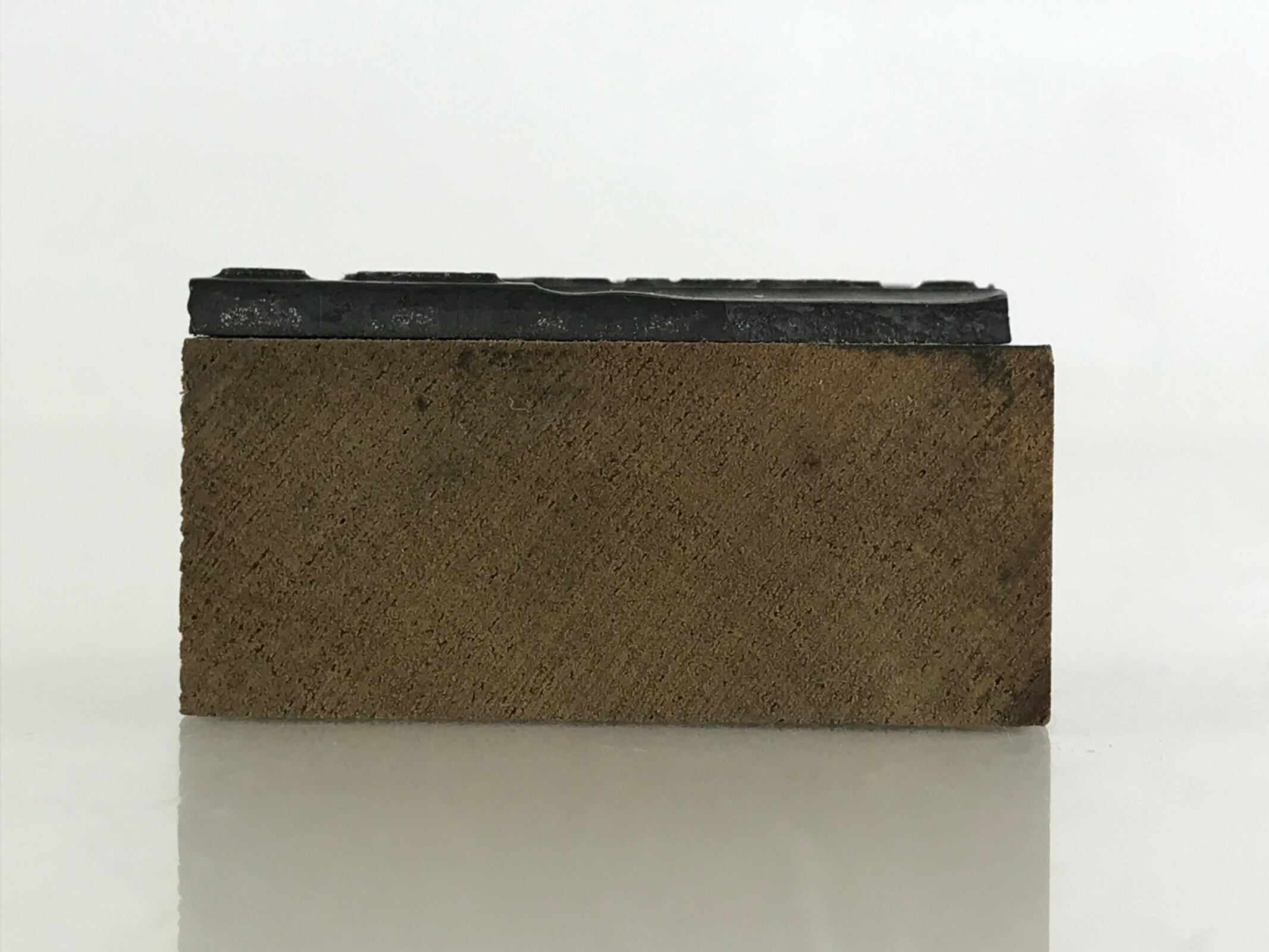 Japanese Wooden Stamp Hanko Inkan Vtg Metal Plum Blossom Card Making HS165