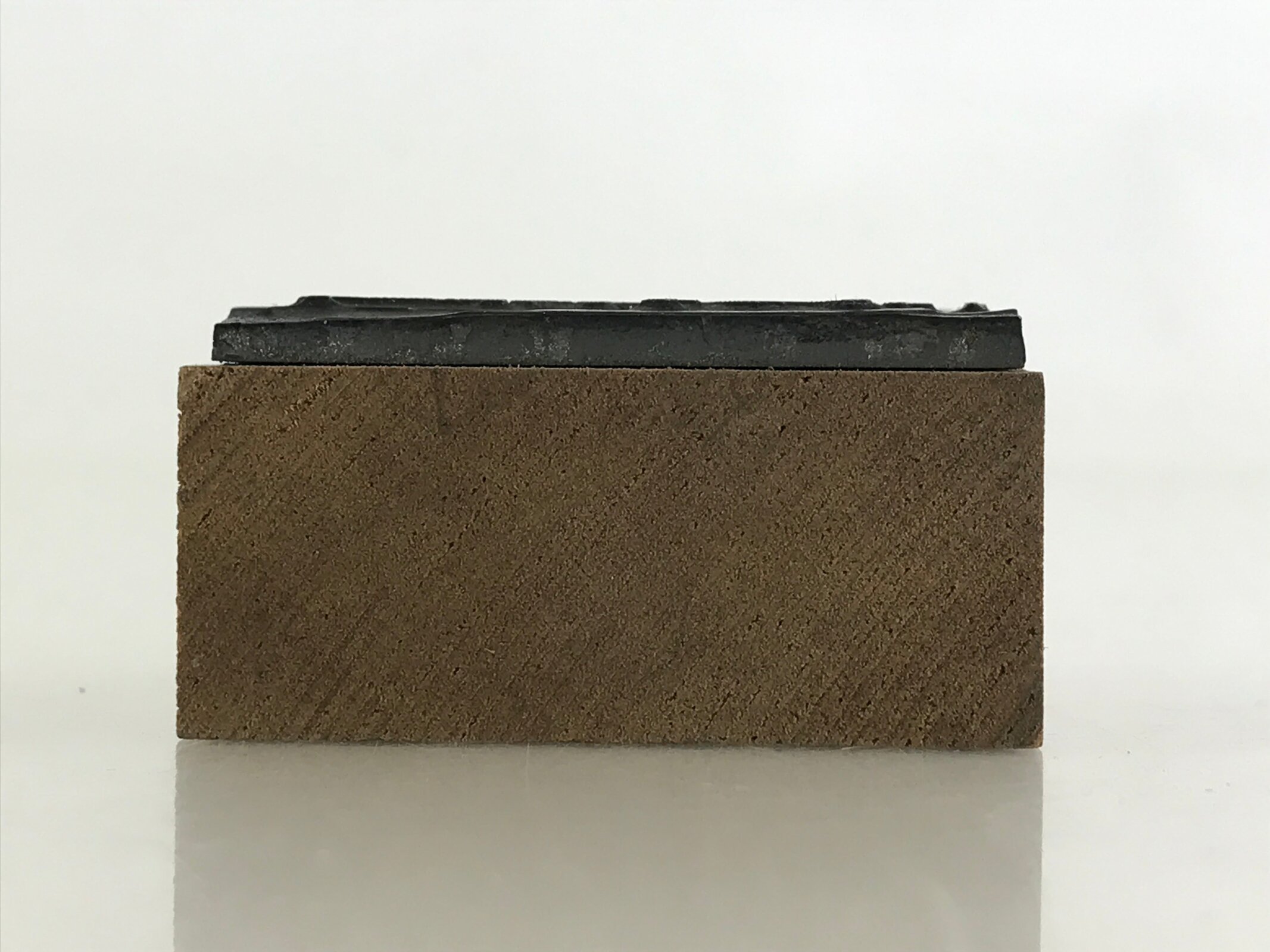 Japanese Wooden Stamp Hanko Inkan Vtg Metal Plum Blossom Card Making HS165