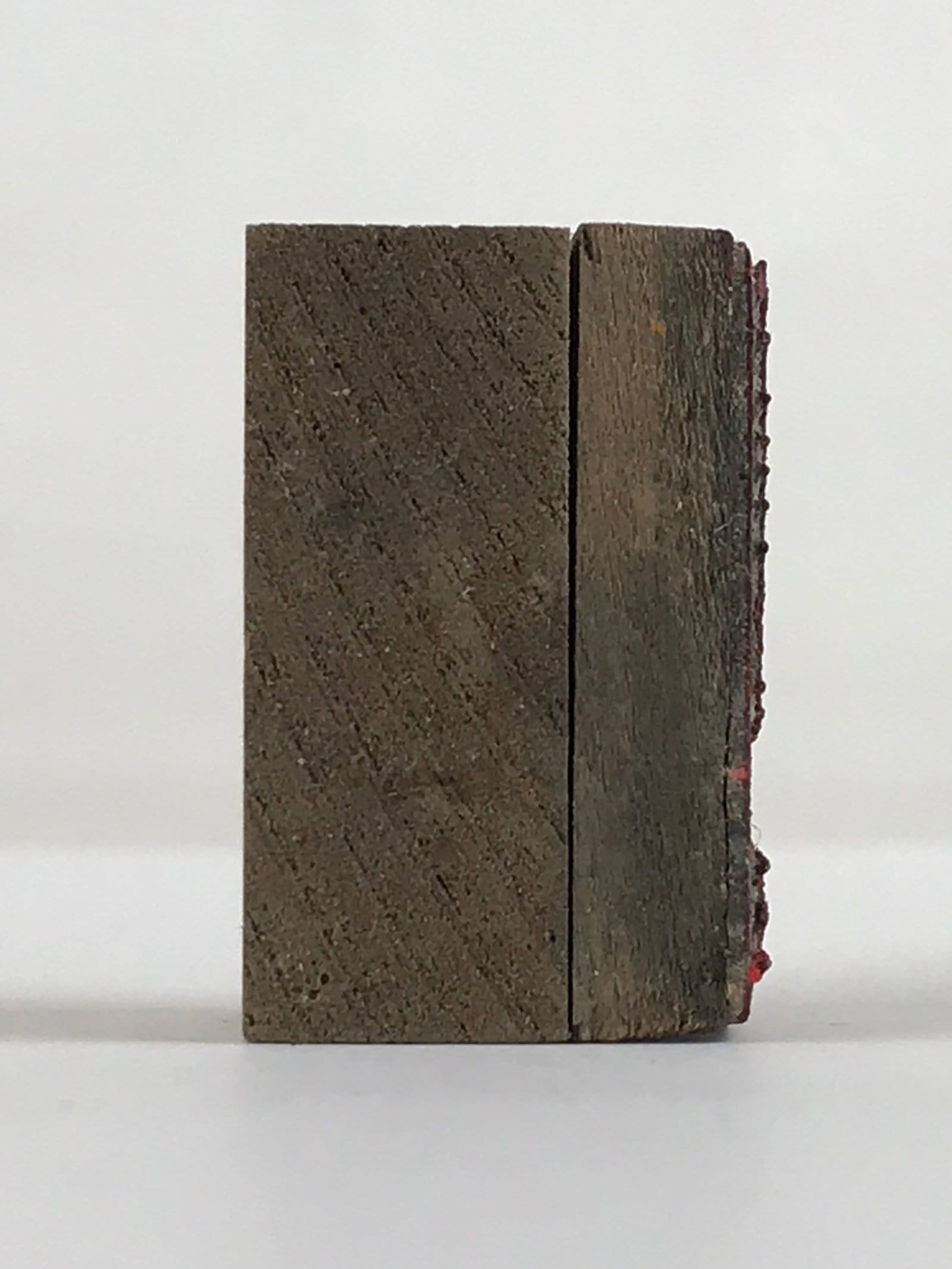 Japanese Wooden Stamp Hanko Inkan Vtg Metal Seal Textile Products Mark HS103