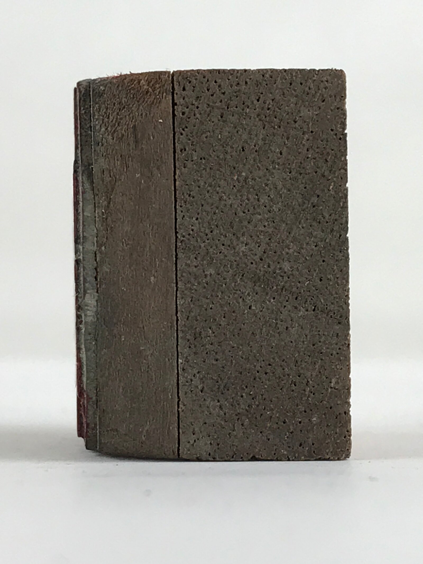 Japanese Wooden Stamp Hanko Inkan Vtg Metal Seal Textile Products Mark Lines HS1