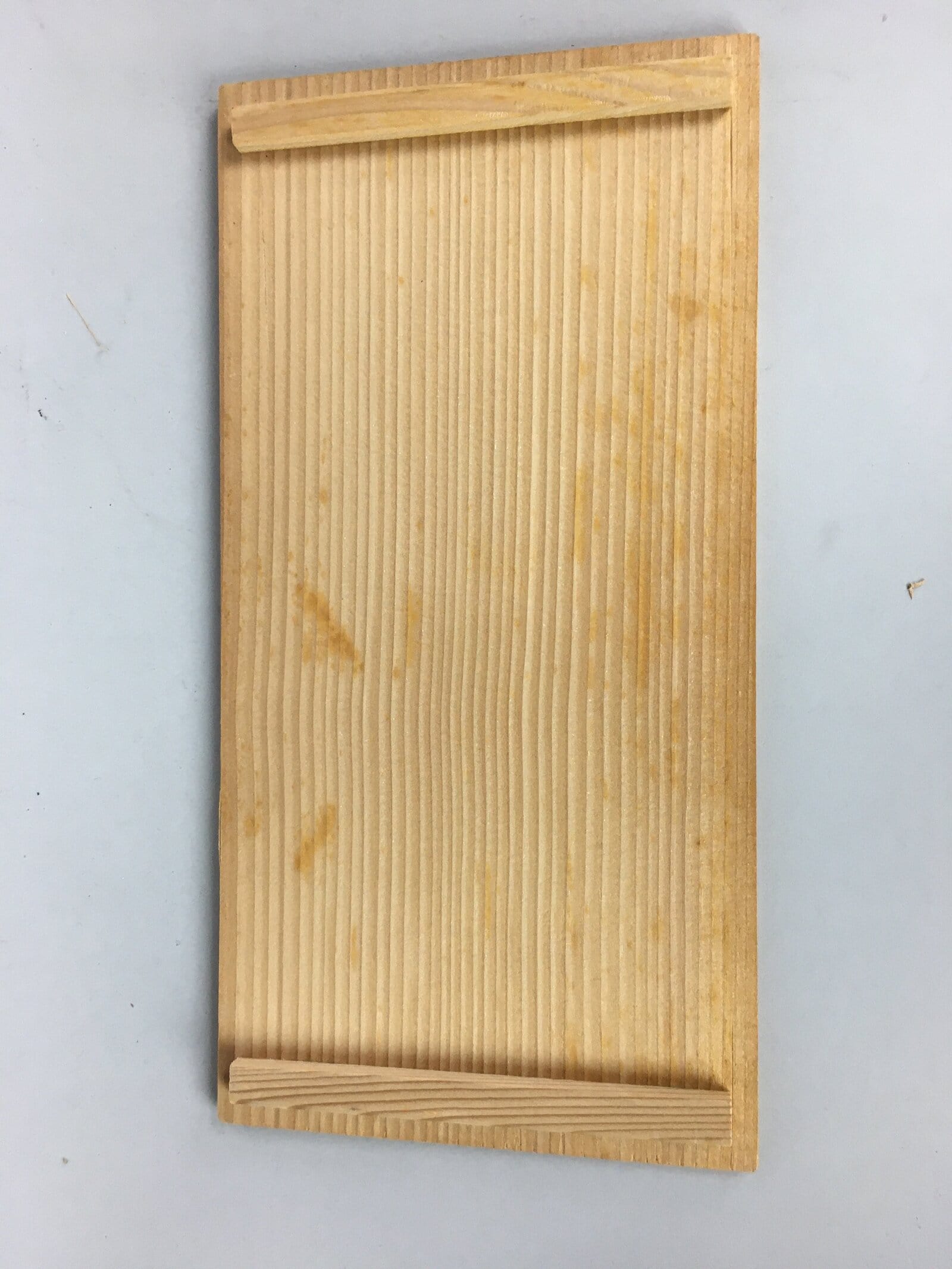 Japanese Wooden Storage 2 Rooms Box Vtg Hako Inside 26x12.7x5 cm WB778