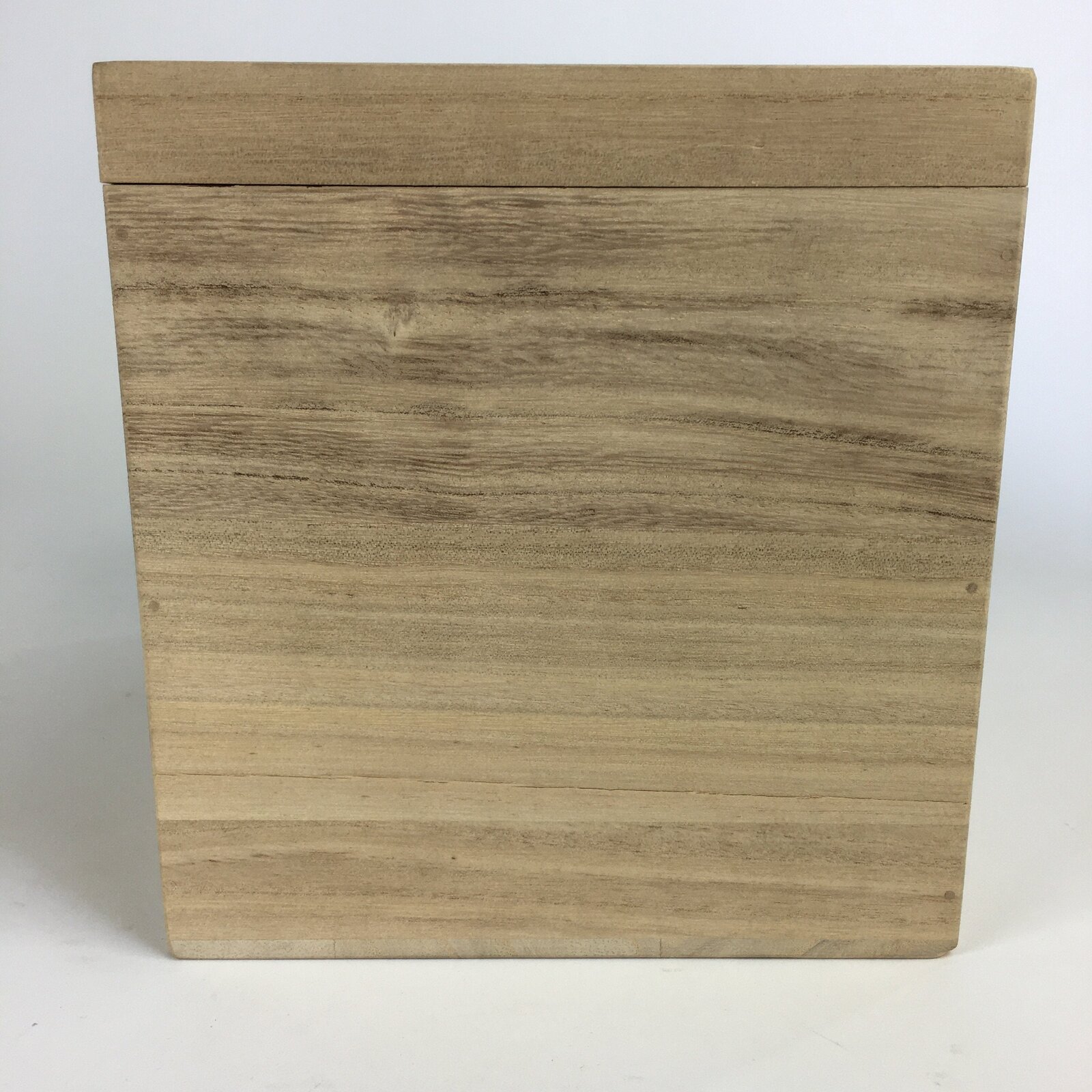 Japanese Wooden Storage Box Pottery Vtg Hako Inside 24.5x16x15.7cm WB784