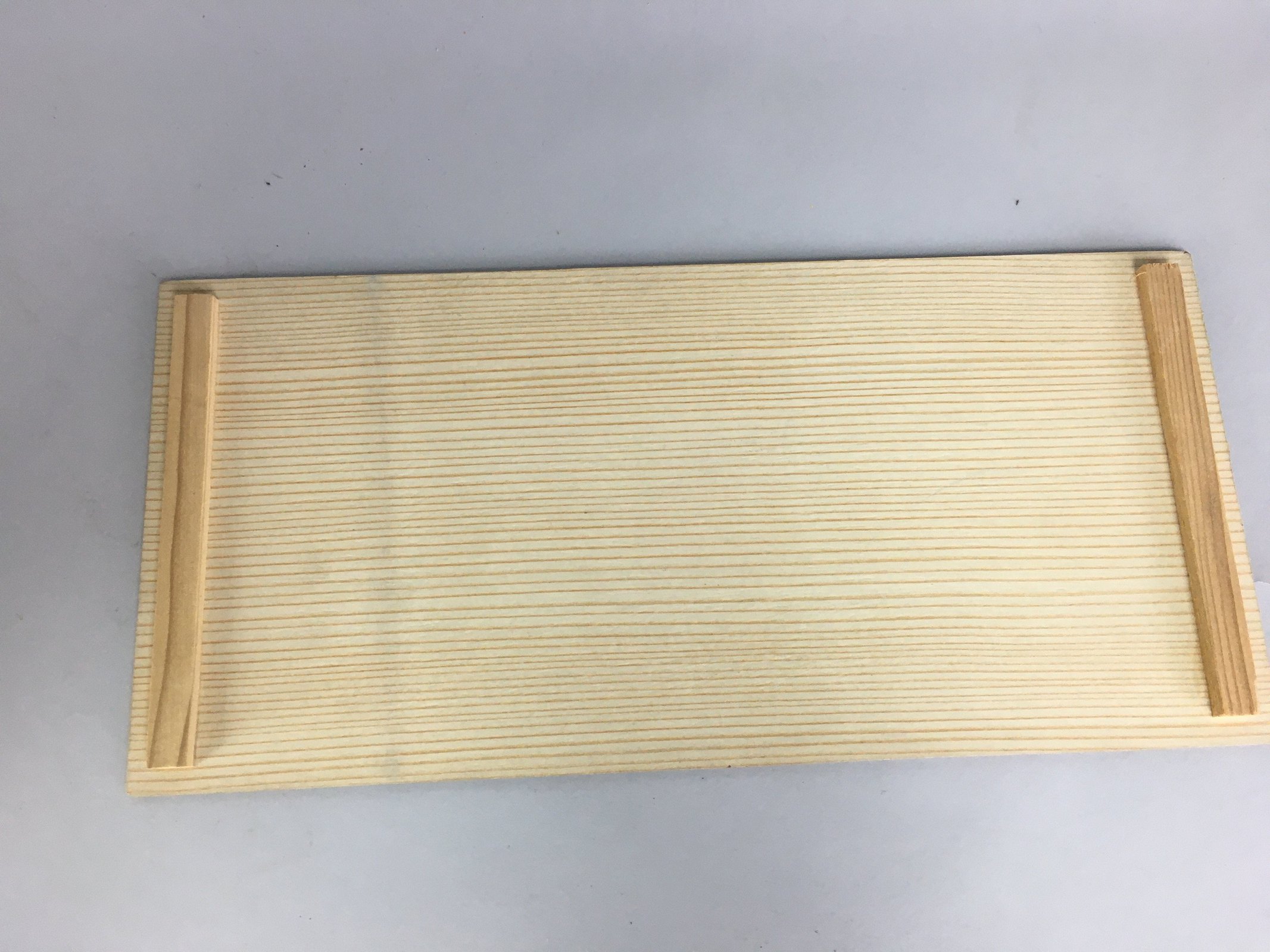 Japanese Wooden Storage Box Pottery Vtg Hako Inside 29.9x13.3x13.3cm WB779