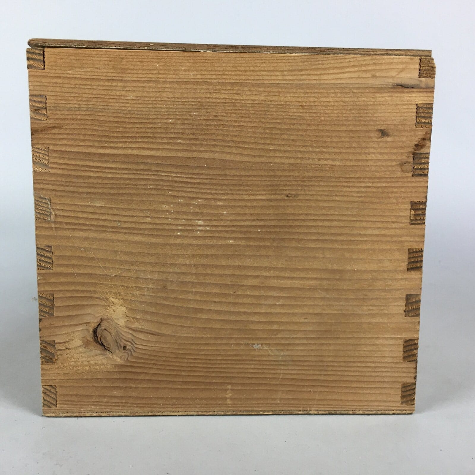 Japanese Wooden Storage Box Pottery Vtg Hako Inside 29.9x13.3x13.3cm WB779