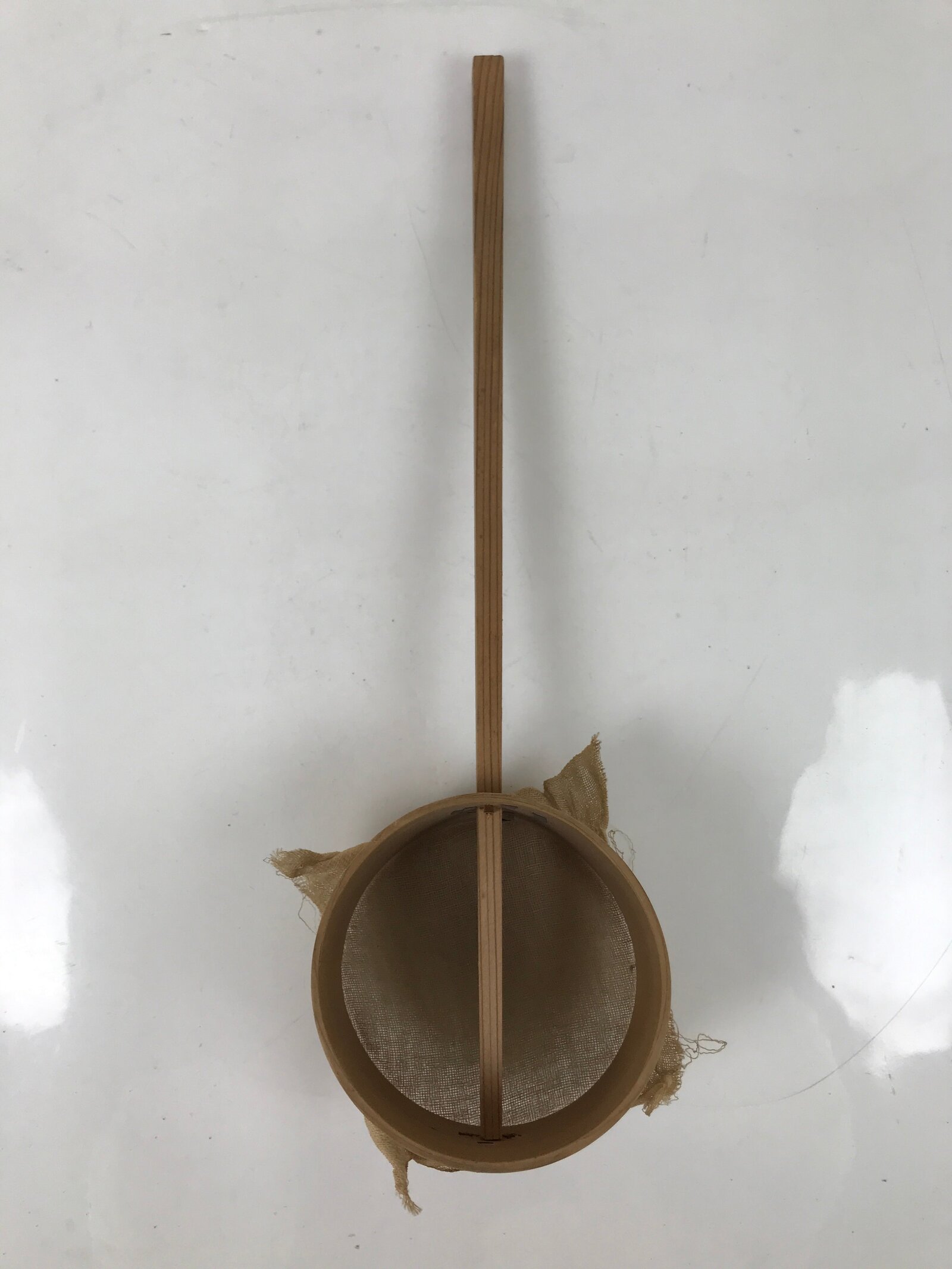 Japanese Wooden Tea Ceremony Water Strainer Mizukoshi Sado Ladle Utensil TG180