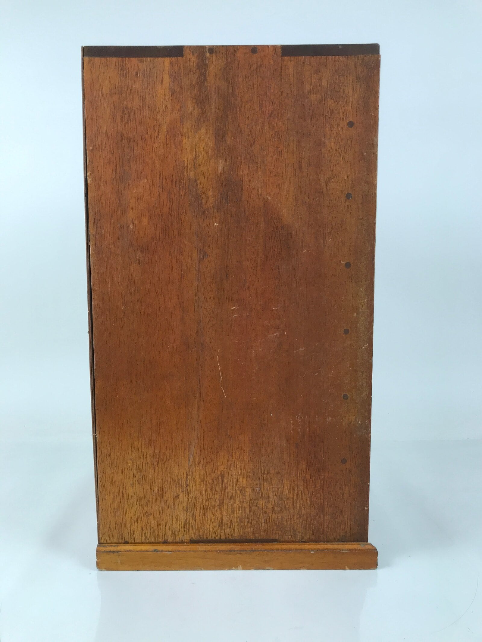 Japanese Wooden Tool Chest Kougubako Vtg Storage Toolbox 7 Drawers Brown T402