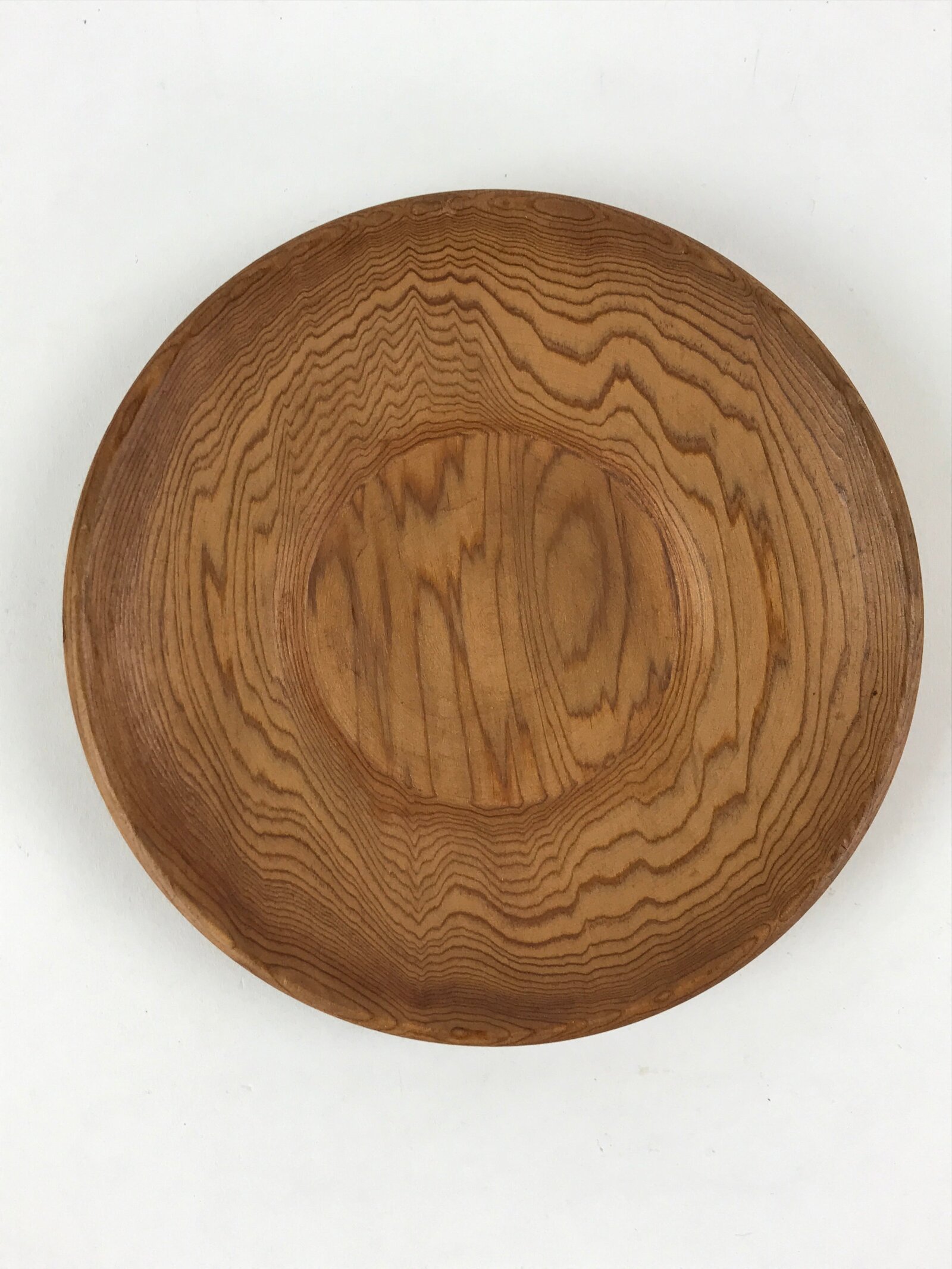 Japanese Wooden Yakusugi Drink Saucer 5pc Set Vtg Chataku Coaster Round UR937