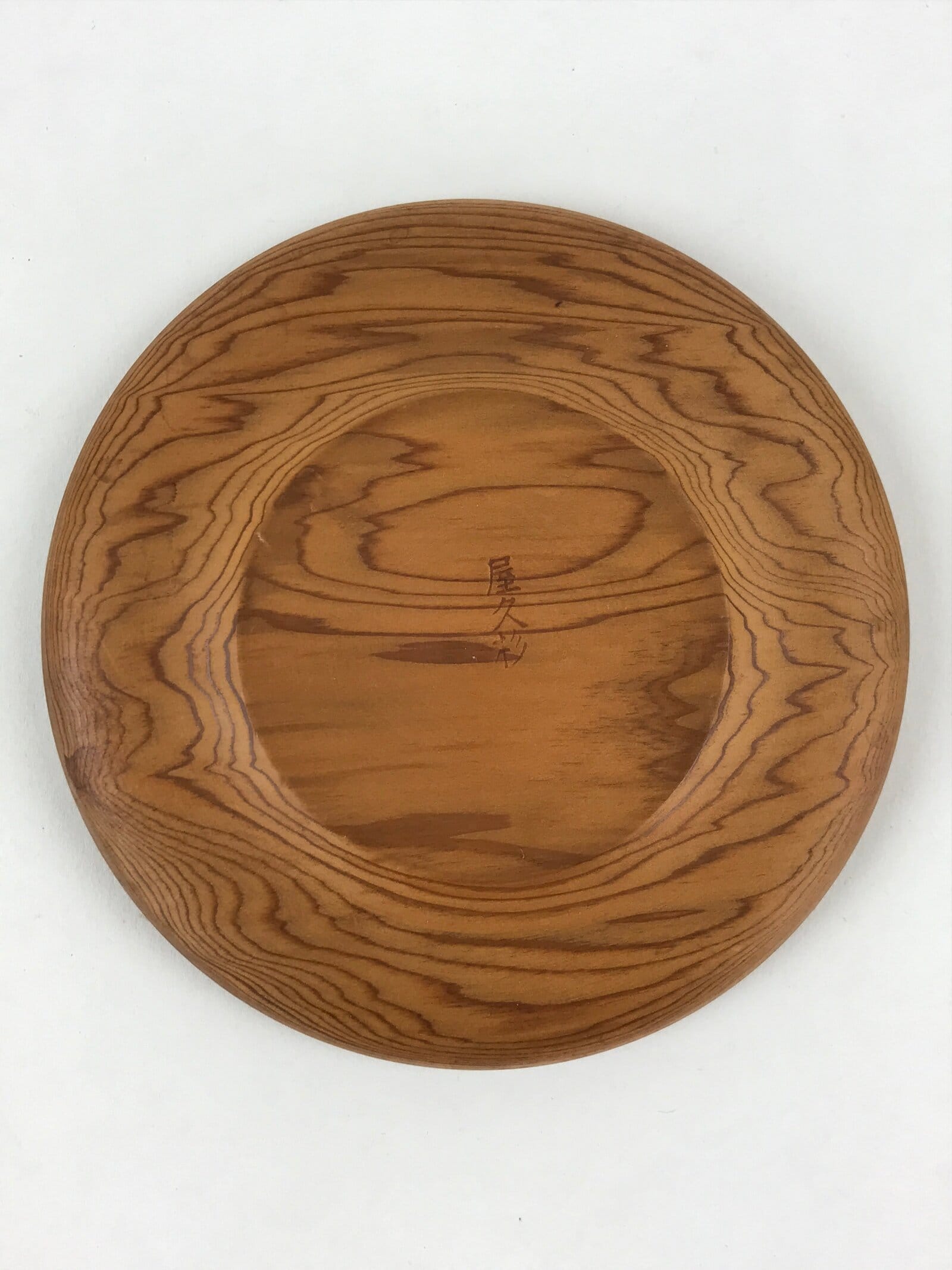 Japanese Wooden Yakusugi Drink Saucer 5pc Set Vtg Chataku Coaster Round UR937