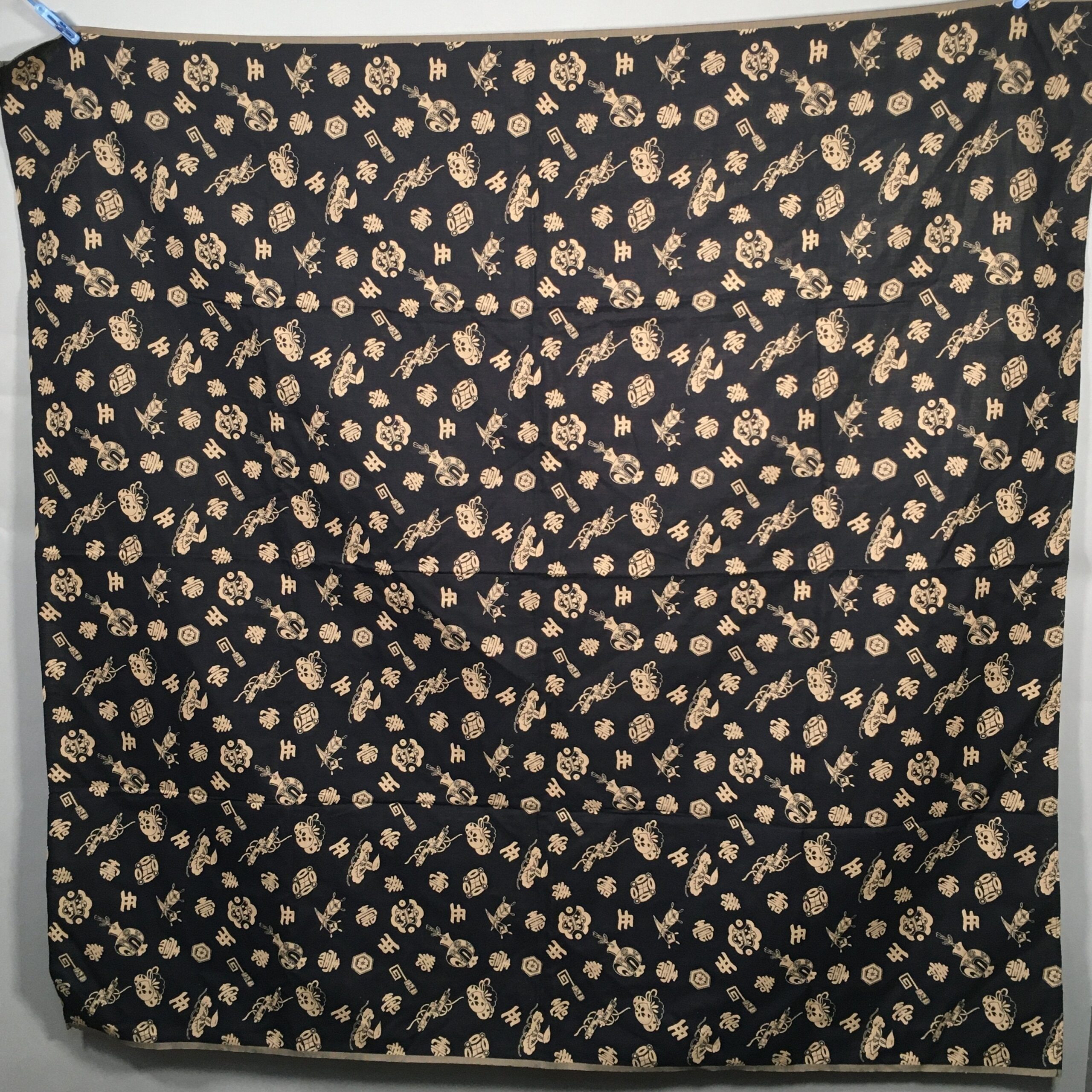 Japanese Wrap Cloth Furoshiki Fabric Cotton Red Orange Reversible FU166