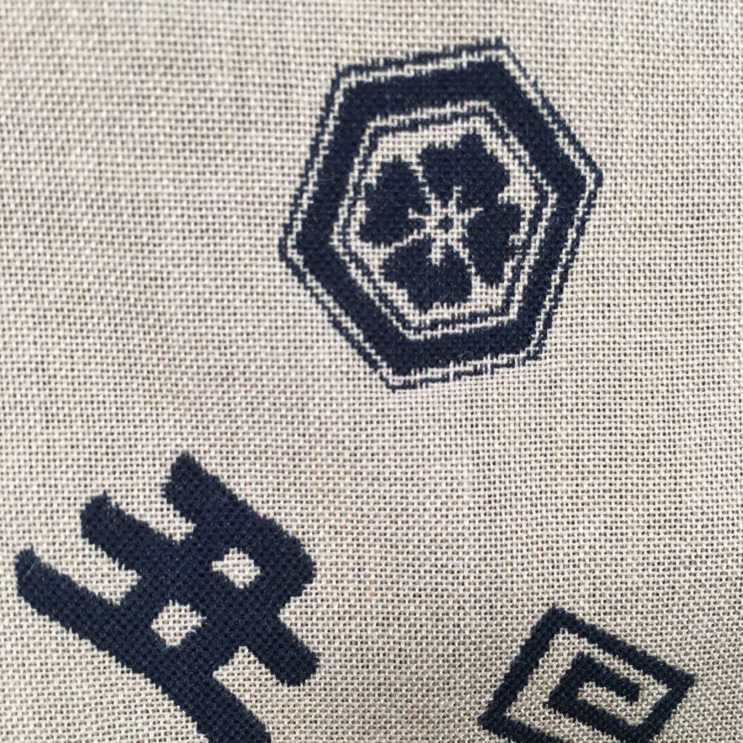 Japanese Wrap Cloth Furoshiki Fabric Cotton Red Orange Reversible FU166