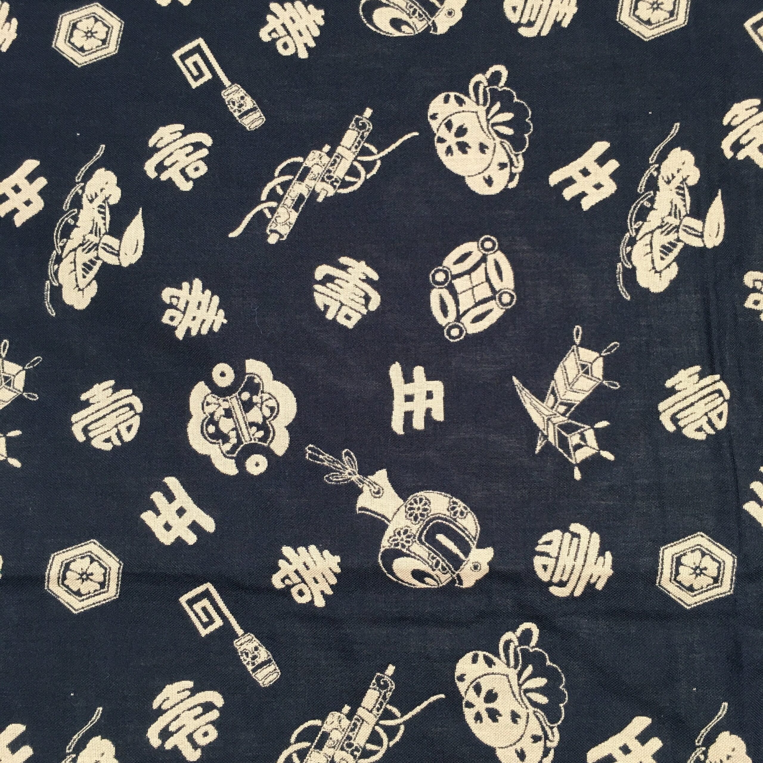 Japanese Wrap Cloth Furoshiki Fabric Cotton Red Orange Reversible FU166