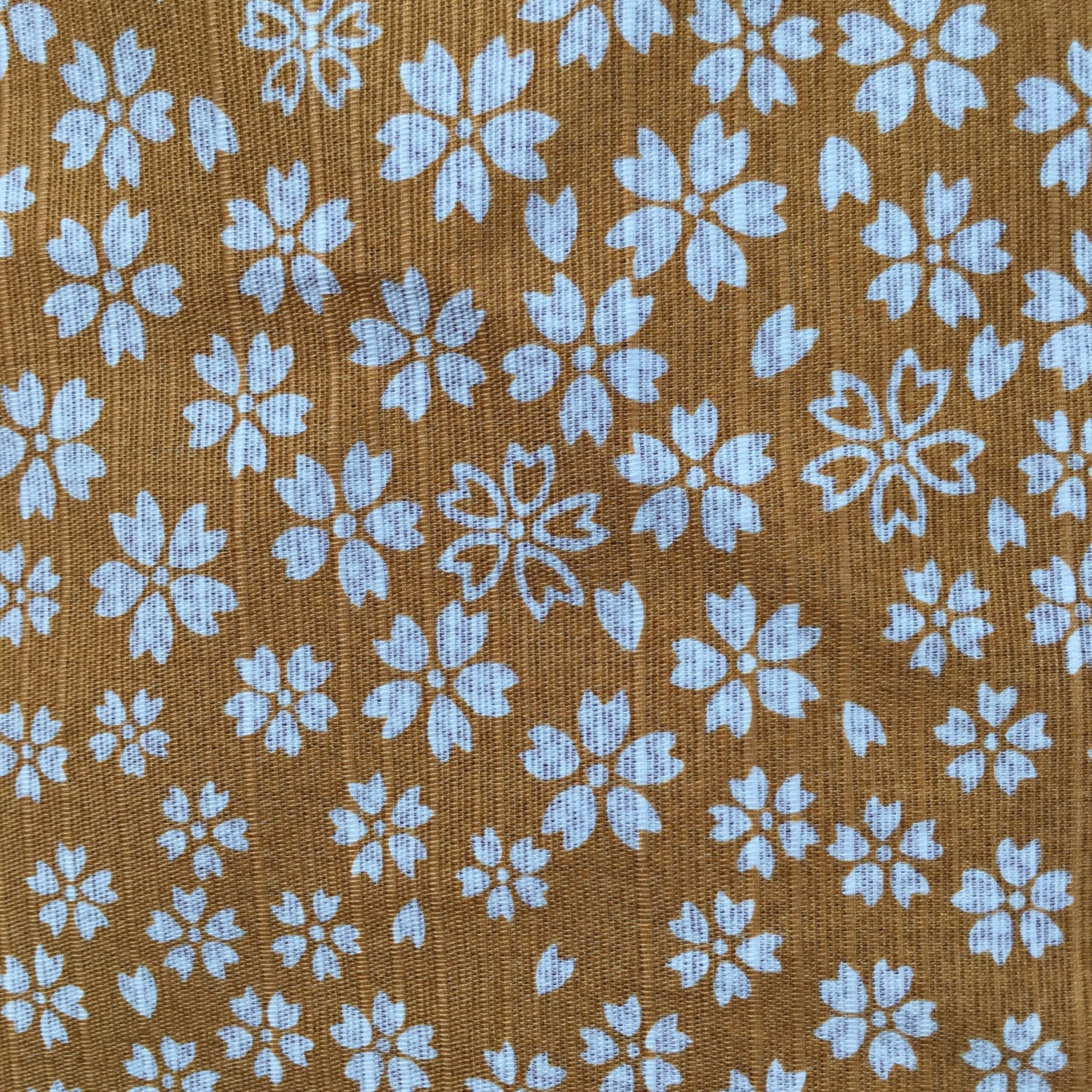 Japanese Wrap Cloth Furoshiki Fabric Cotton Red Orange Reversible FU166