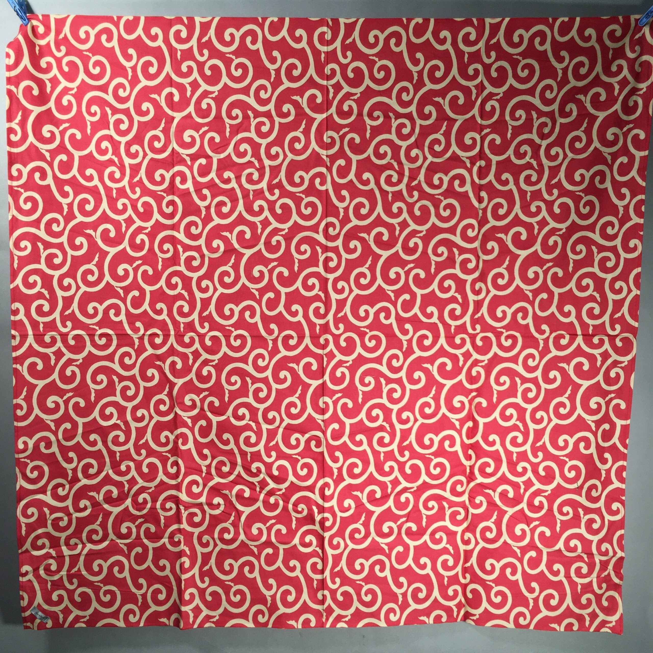 Japanese Wrap Cloth Furoshiki Fabric Cotton Swirl Pink FU180