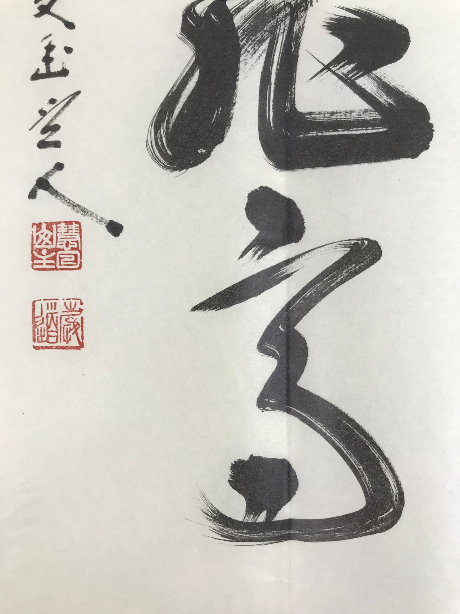 Japanese Zen Calligraphy Keido Fukushima Tsurutobukototakashi Kakejiku FL352