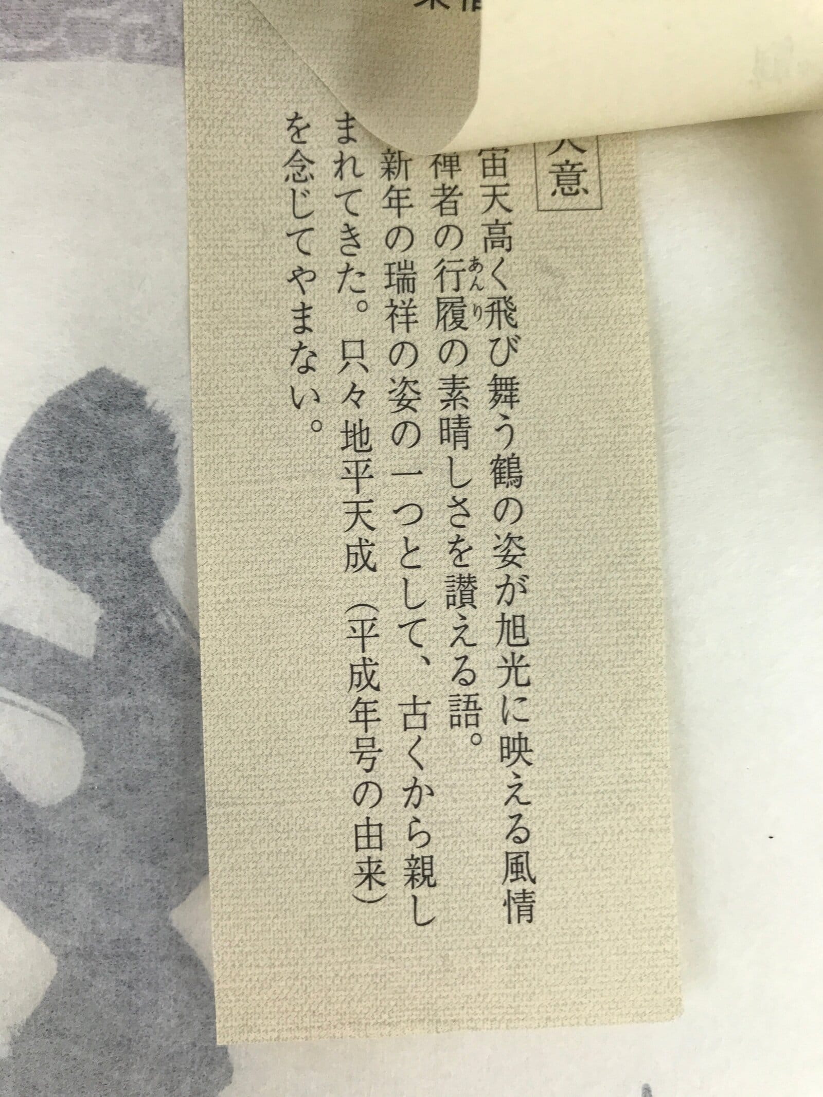 Japanese Zen Calligraphy Keido Fukushima Tsurutobukototakashi Kakejiku FL352