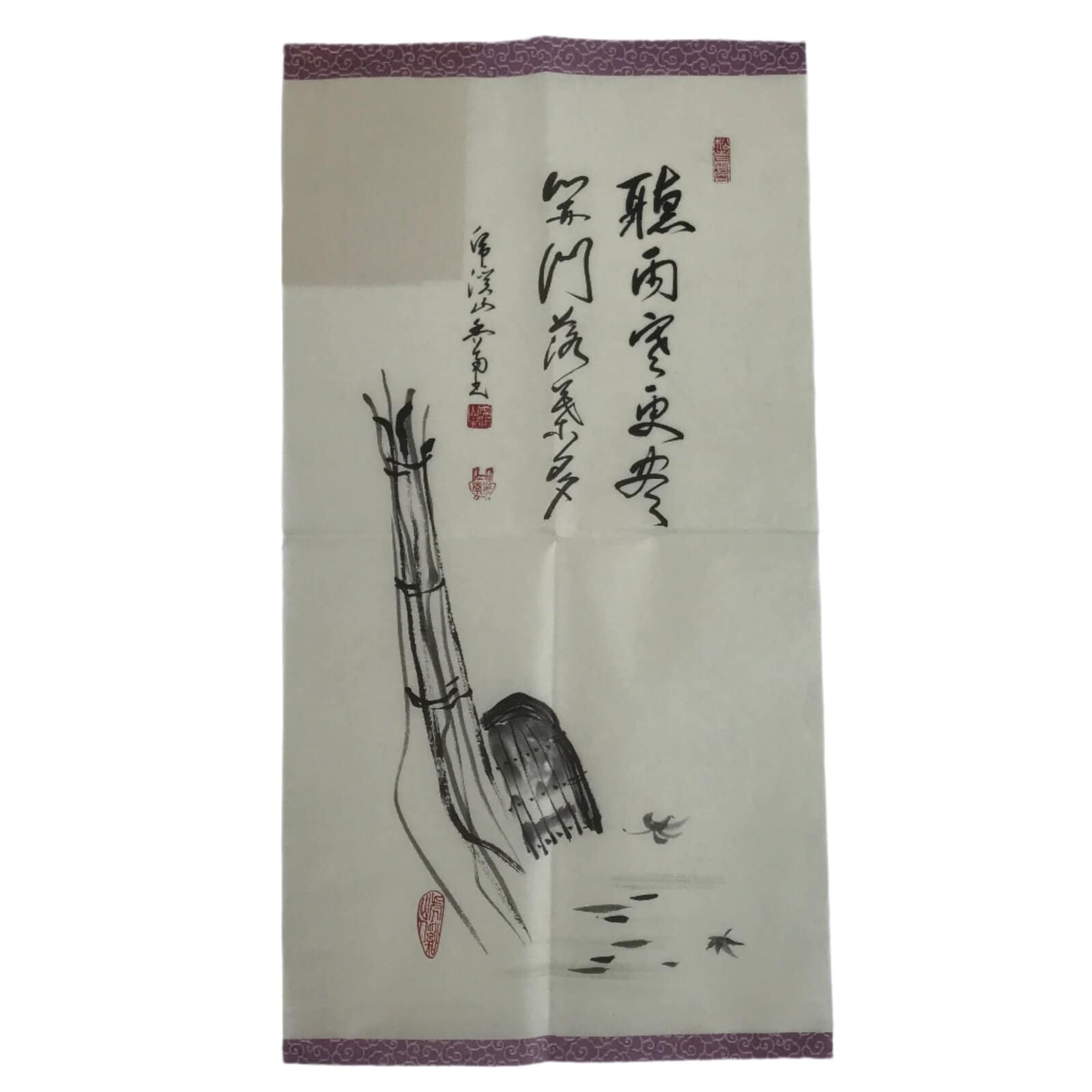 Japanese Zen Calligraphy Nakamura Fumitaka Eihoji Temple Chagake Kakejiku FL359