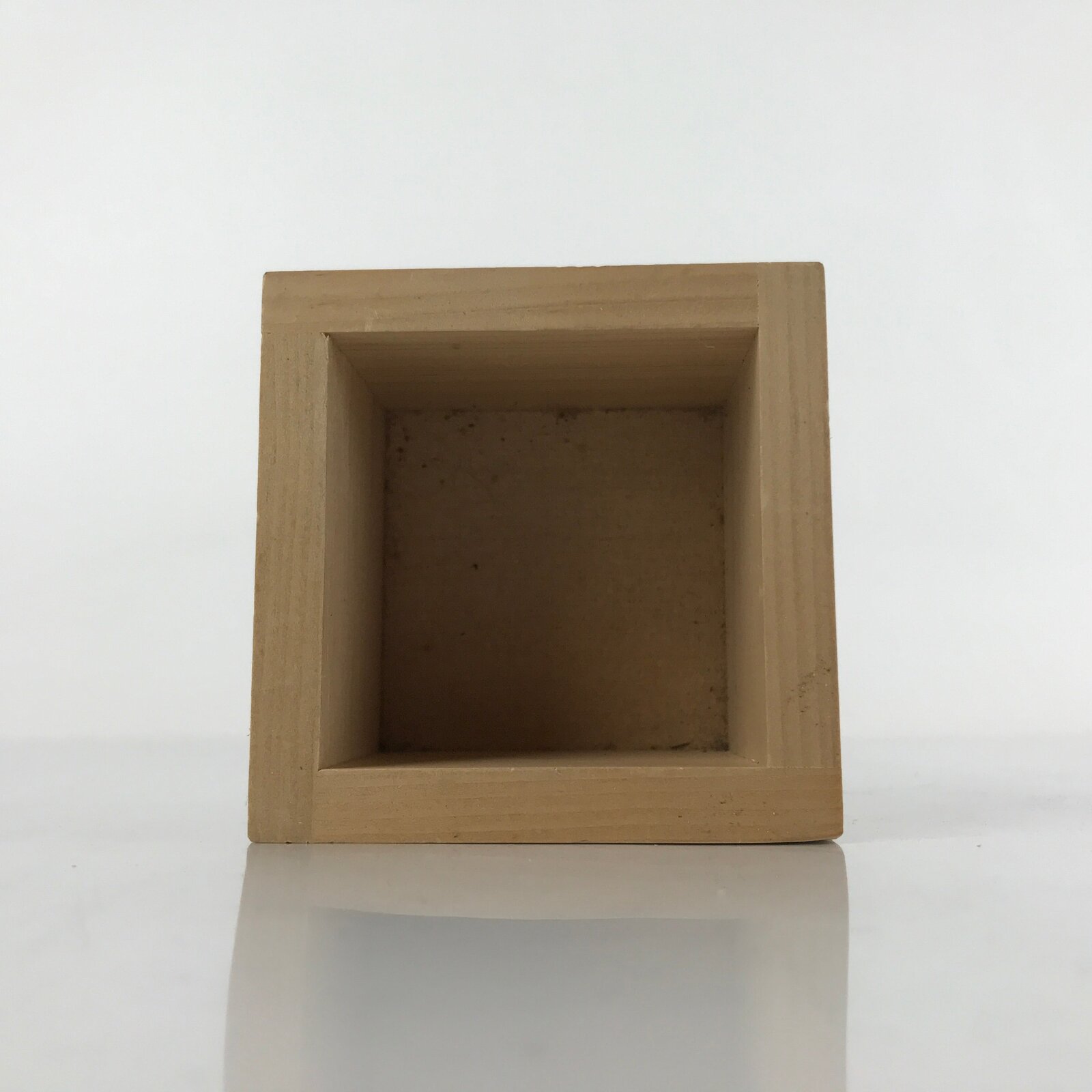 Vintage Japanese Masu Rice Cup Inside 5.5x5.5x4.5cm Setsubun Festival X125