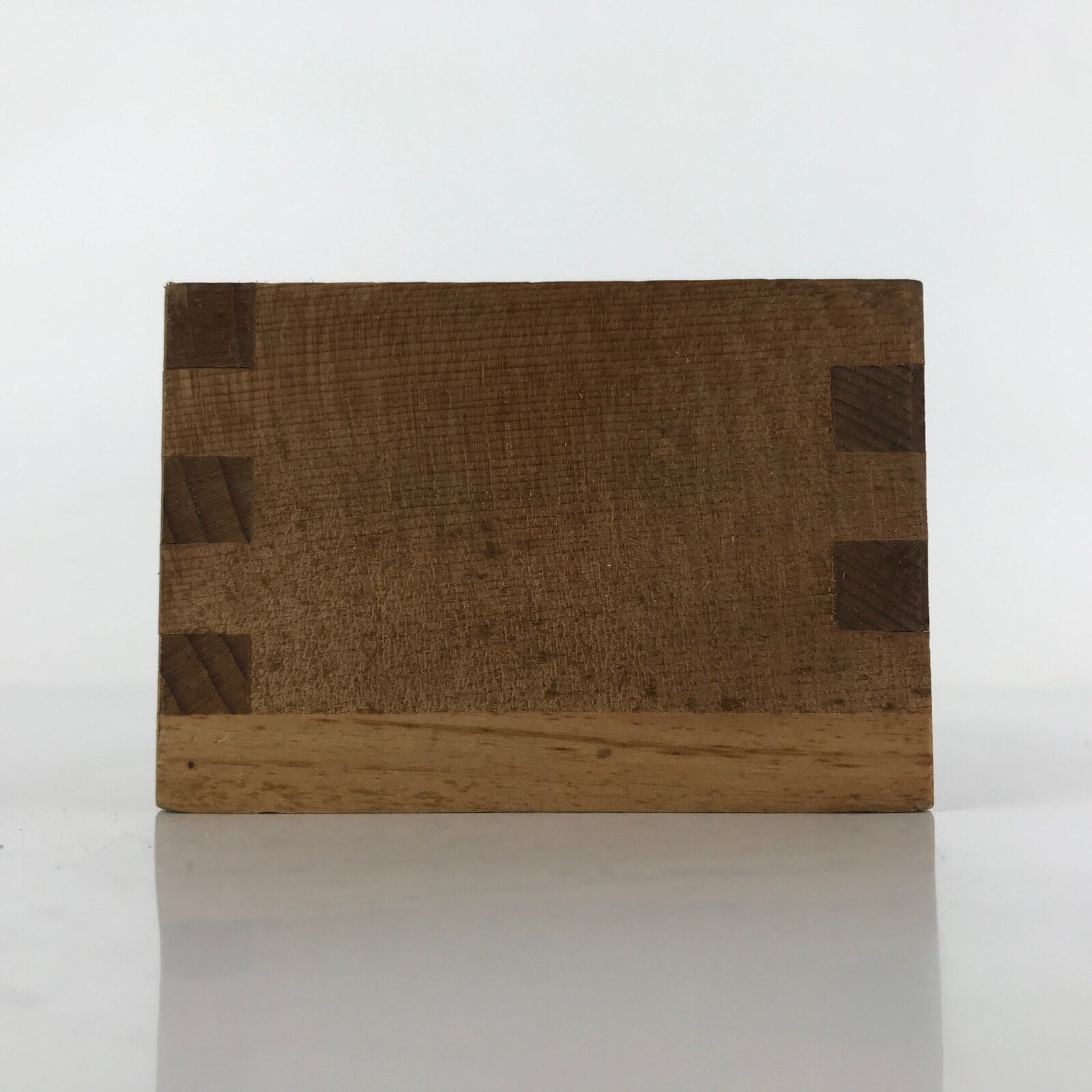 Vintage Japanese Masu Wooden Rice Cup Inside 6x6x4.5cm Setsubun Festival X126