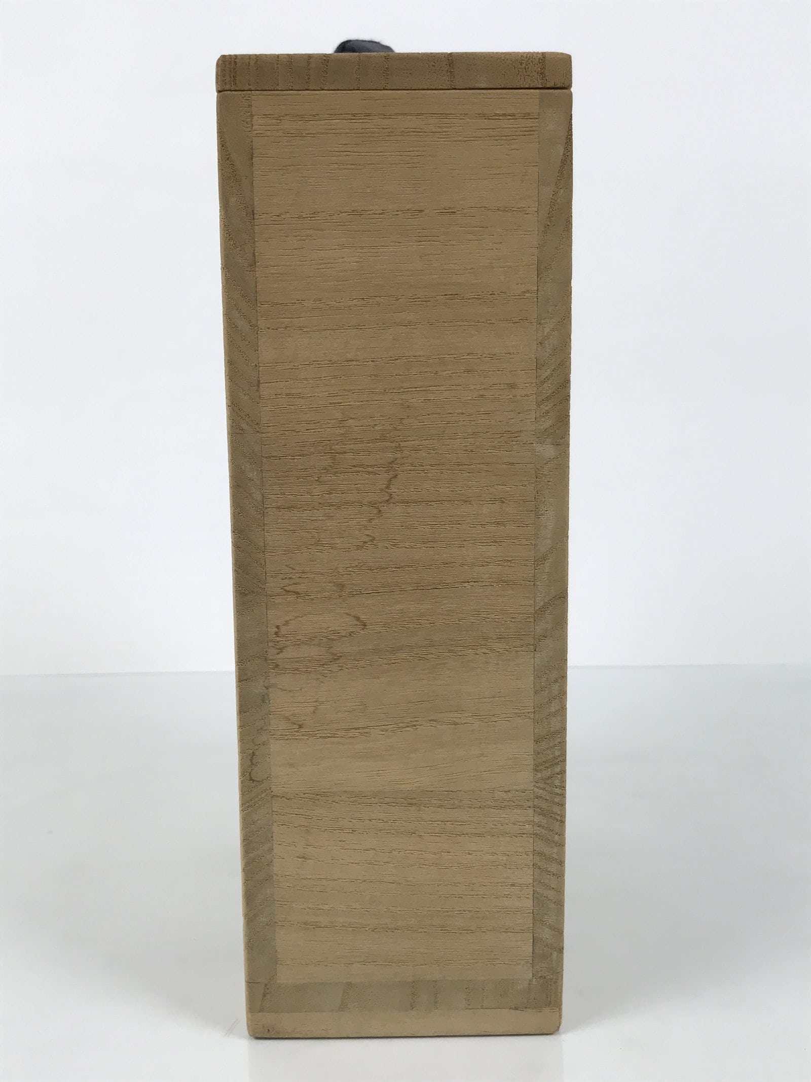 Vintage Japanese Wood Lidded Pottery Storage Box Inside 15x7x23.5cm Brown X222