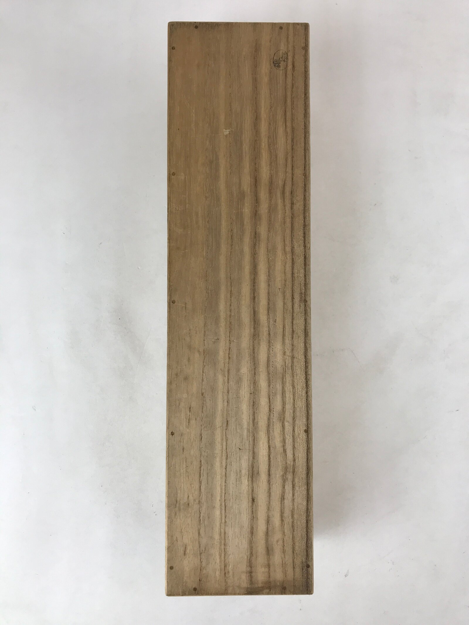 Vintage Japanese Wooden Lidded Buddhist Item Storage Box Inside 38.5x8x8.5cm X70