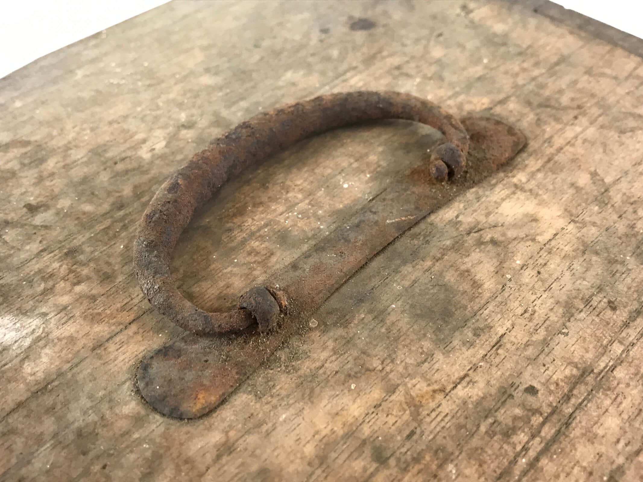 Vintage Japanese Wooden Lidded Flower Vase Storage Box Inside 20x22x37cm X65