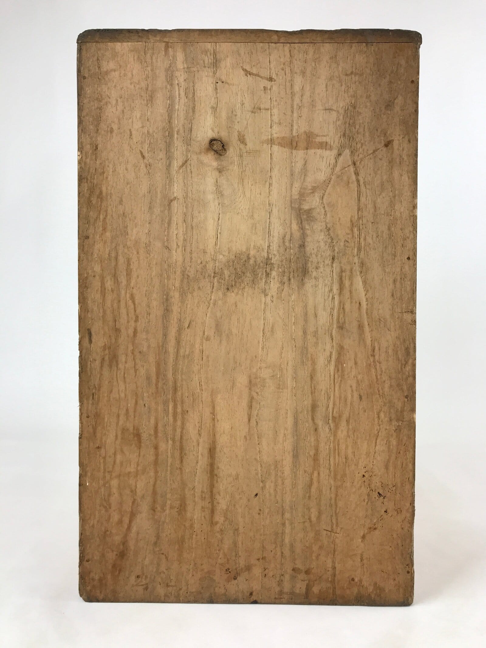 Vintage Japanese Wooden Lidded Flower Vase Storage Box Inside 20x22x37cm X65