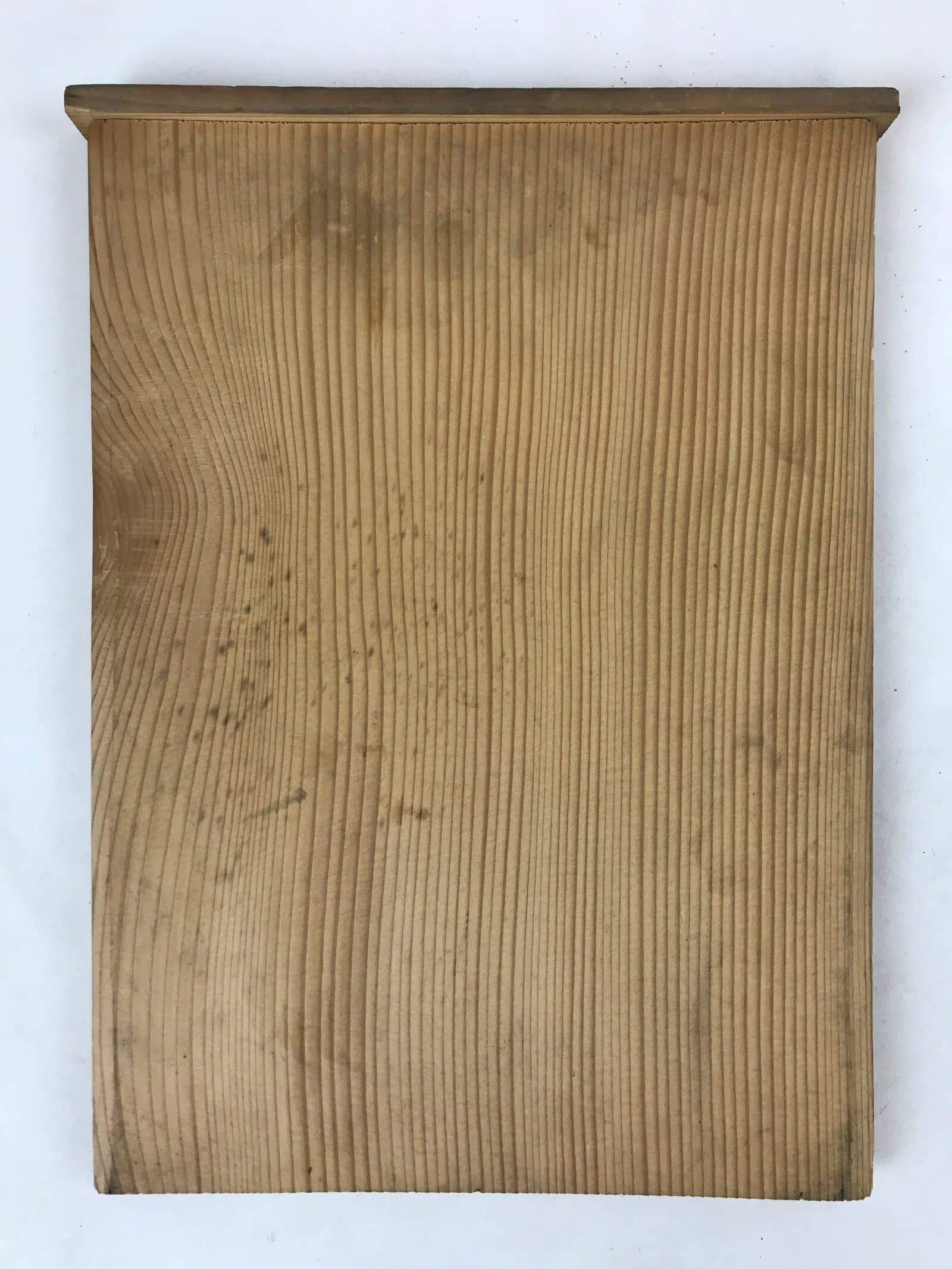 Vintage Japanese Wooden Lidded Flower Vase Storage Box Inside 21.5x22x31cm X64