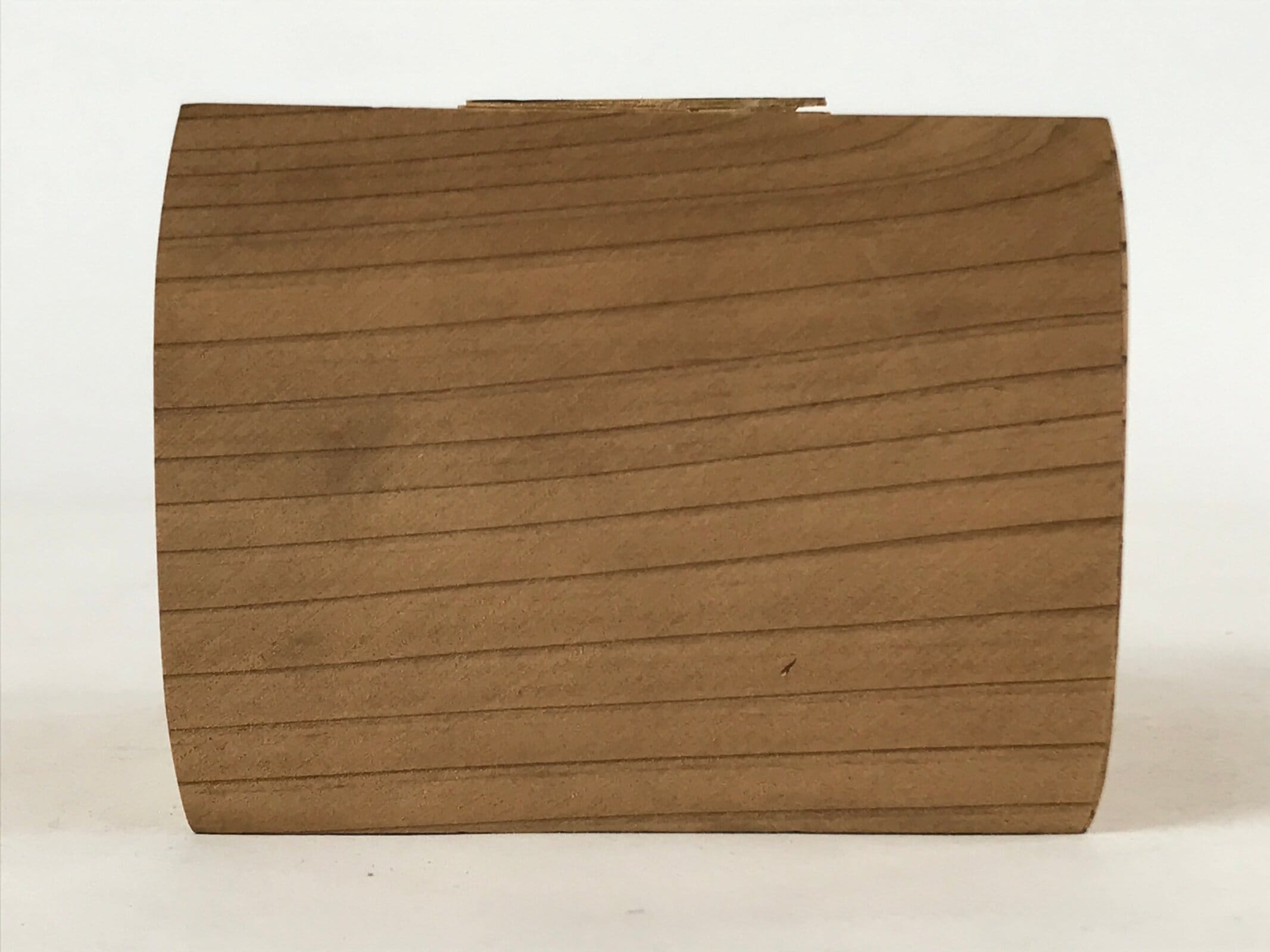 Vintage Japanese Wooden Lidded Small Storage Box Inside 8.5x8.5x5.5cm X83