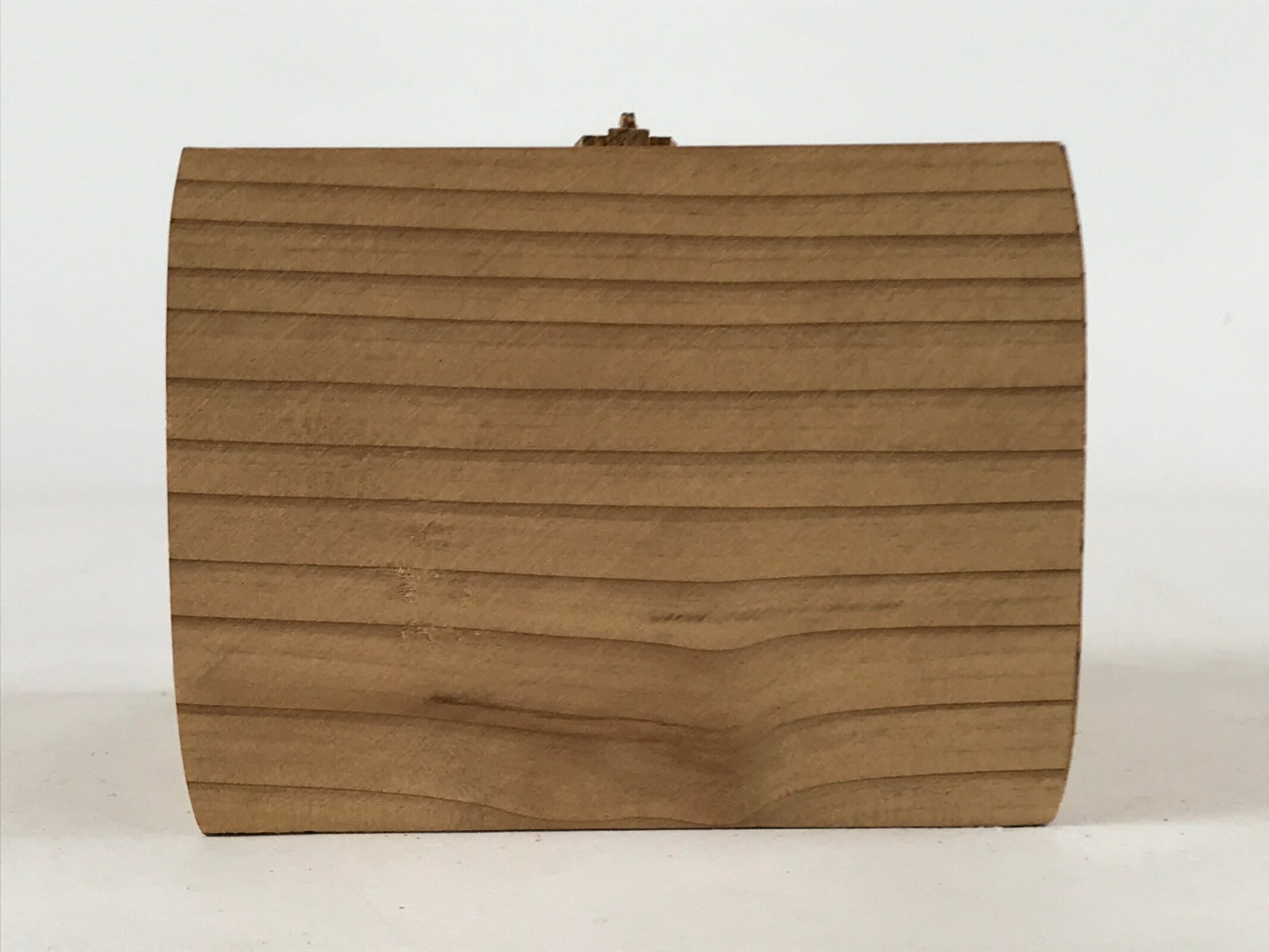 Vintage Japanese Wooden Lidded Small Storage Box Inside 8.5x8.5x5.5cm X83