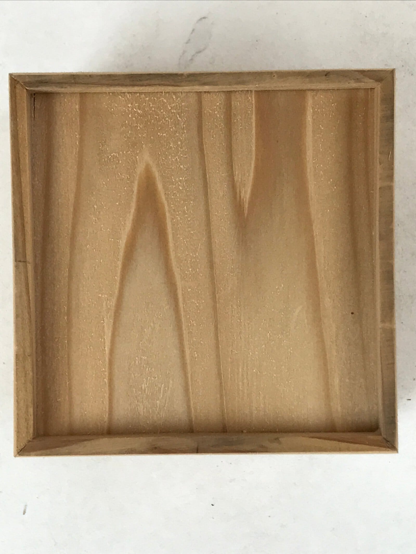 Vintage Japanese Wooden Lidded Small Storage Box Inside 8.5x8.5x5.5cm X83