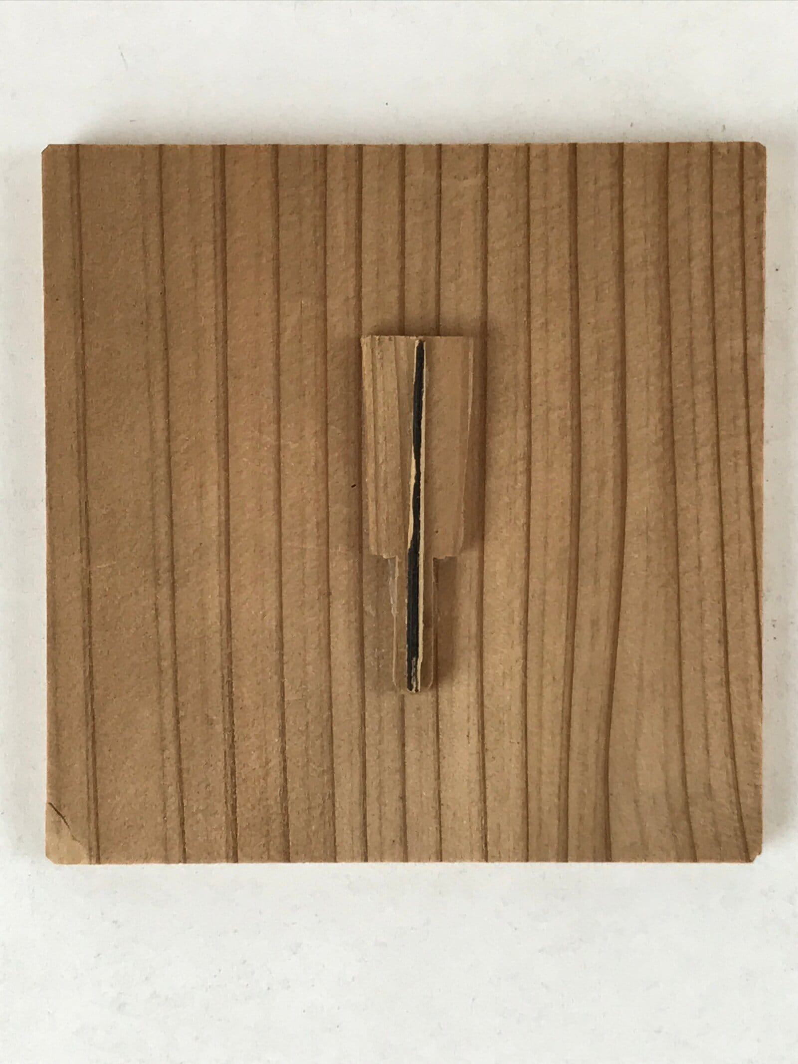 Vintage Japanese Wooden Lidded Small Storage Box Inside 8.5x8.5x5.5cm X83