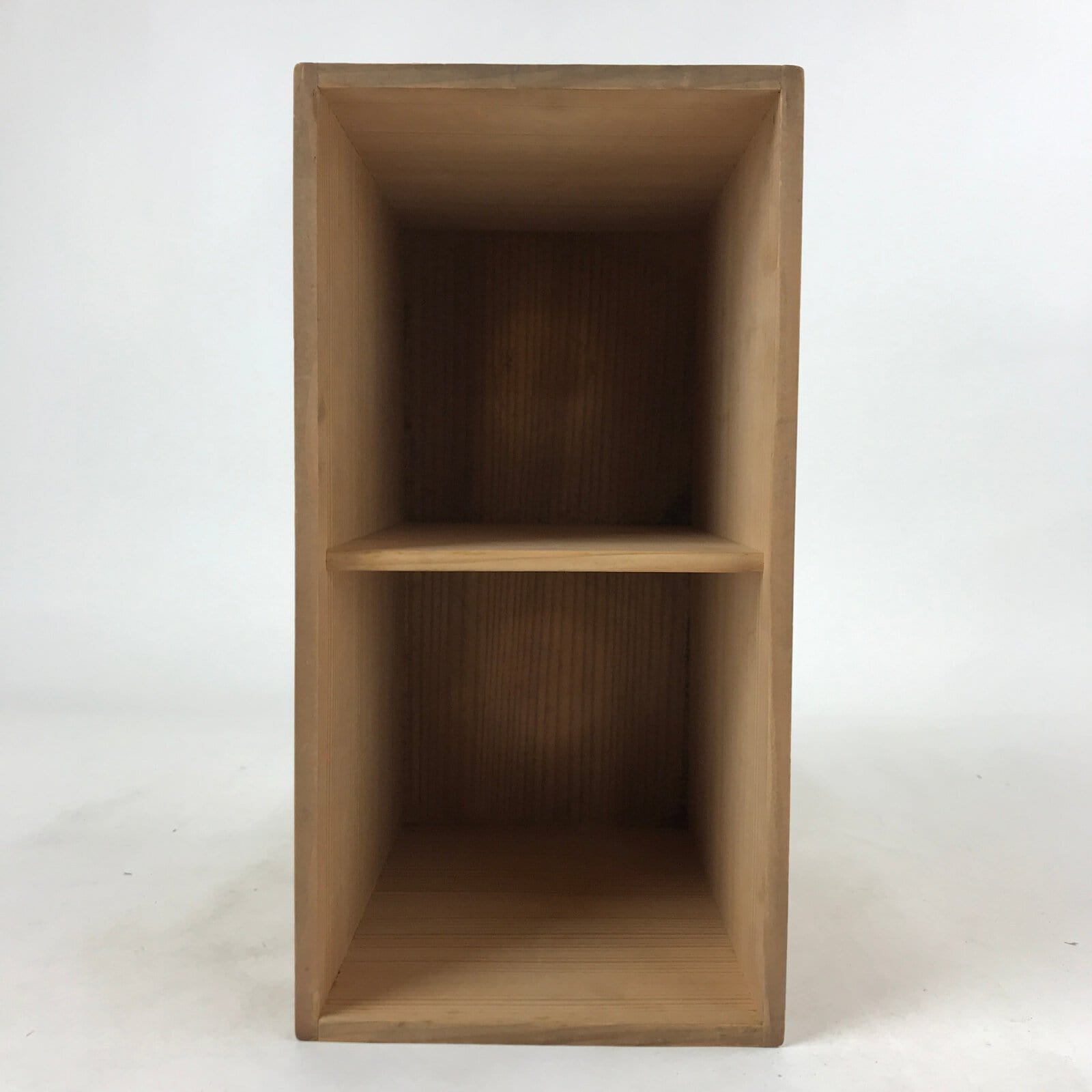 Vintage Japanese Wooden Lidded Soup Bowl Storage Box Inside 27.5x13x20.5cm X69