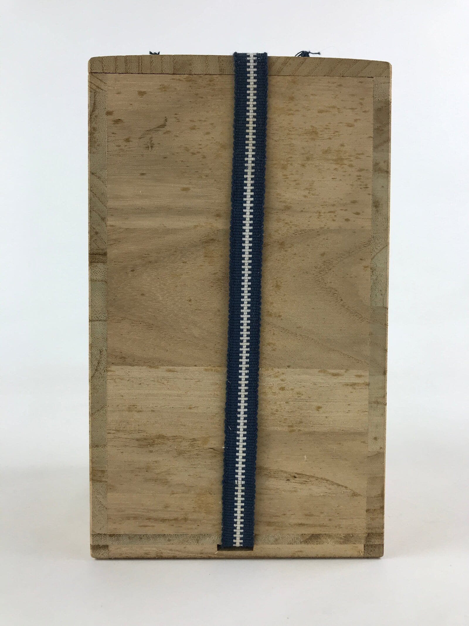 Vintage Japanese Wooden Lidded Storage Box Inside 10.5x10.5x18.5cm Tall X29